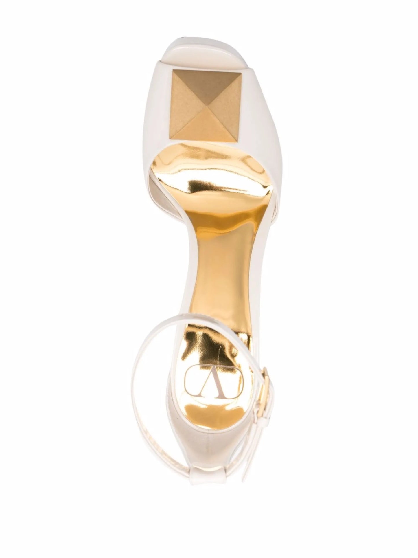 One Stud patent leather platform sandals