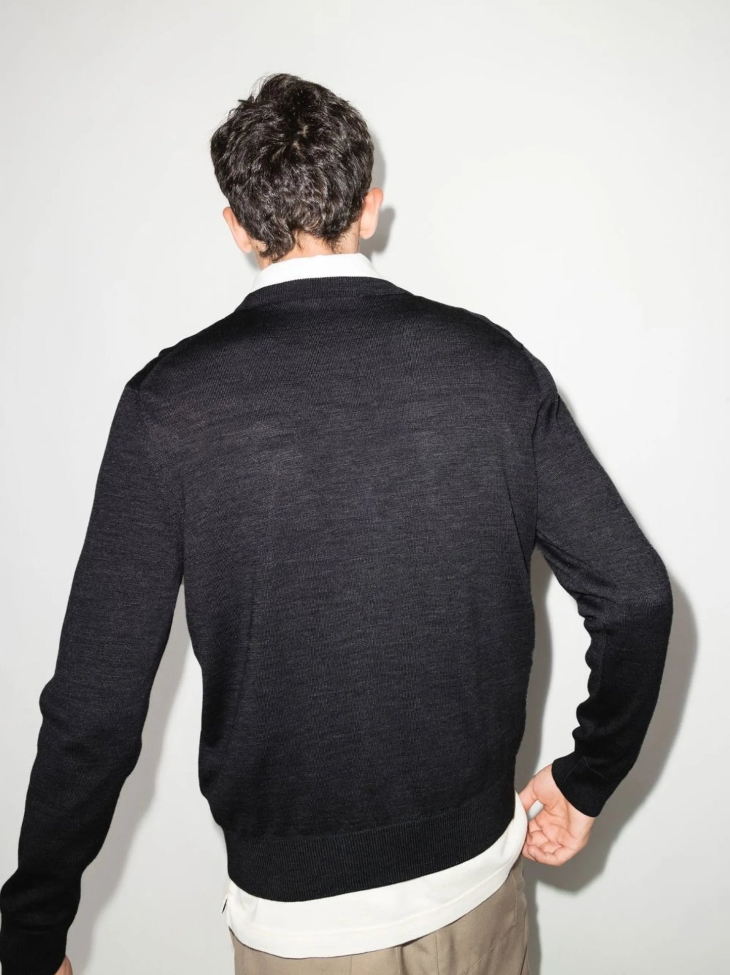 fox head wool jumper