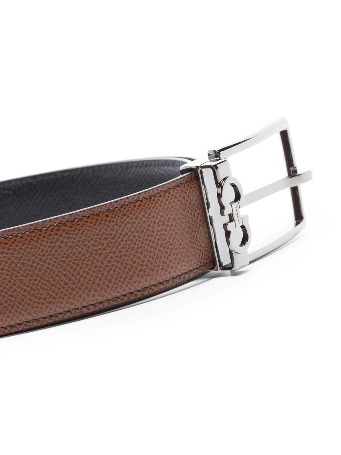 reversible and adjustable Gancini belt