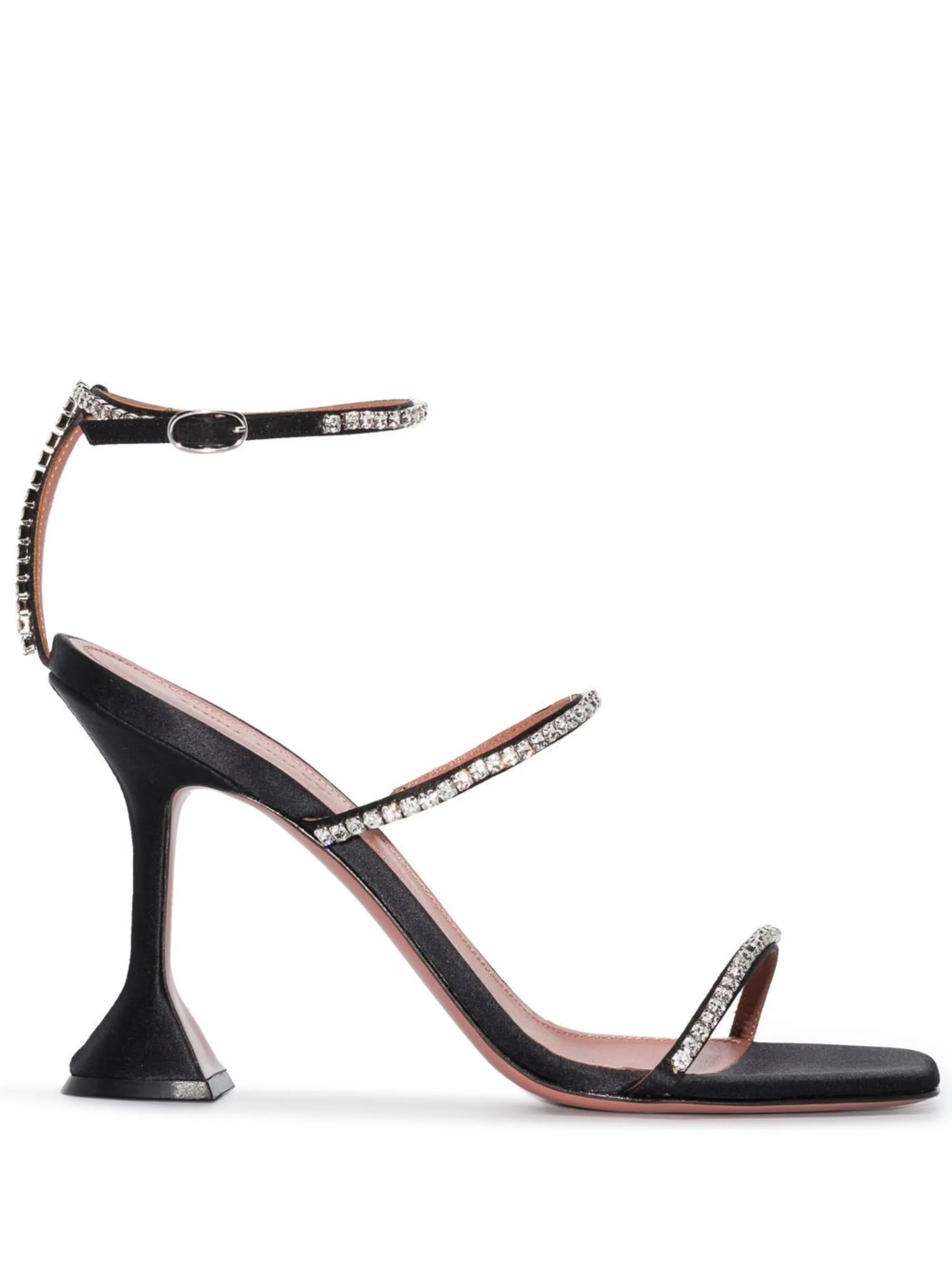 Gilda 95mm rhinestone-embellished sandals