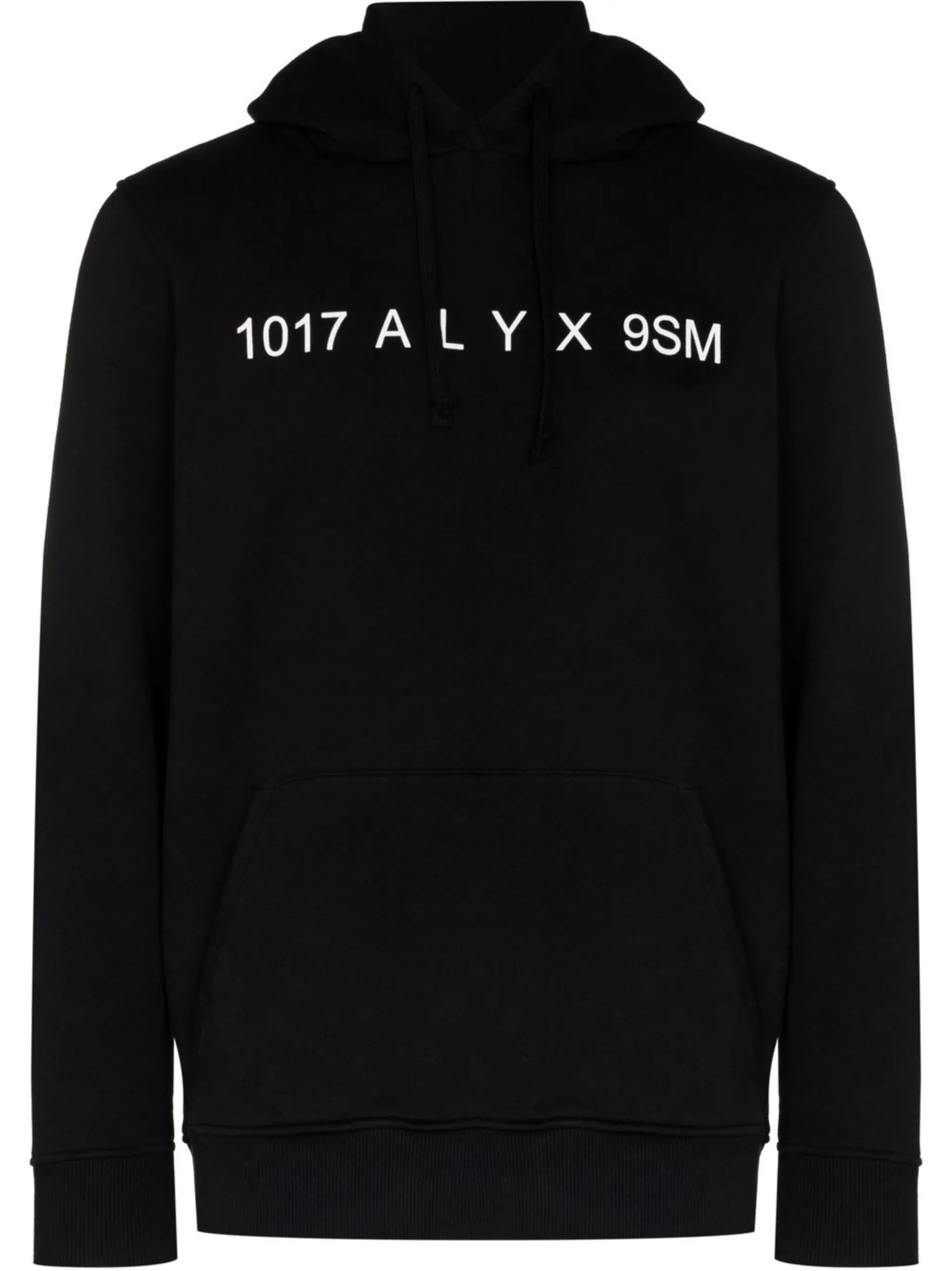 logo-print drawstring hoodie