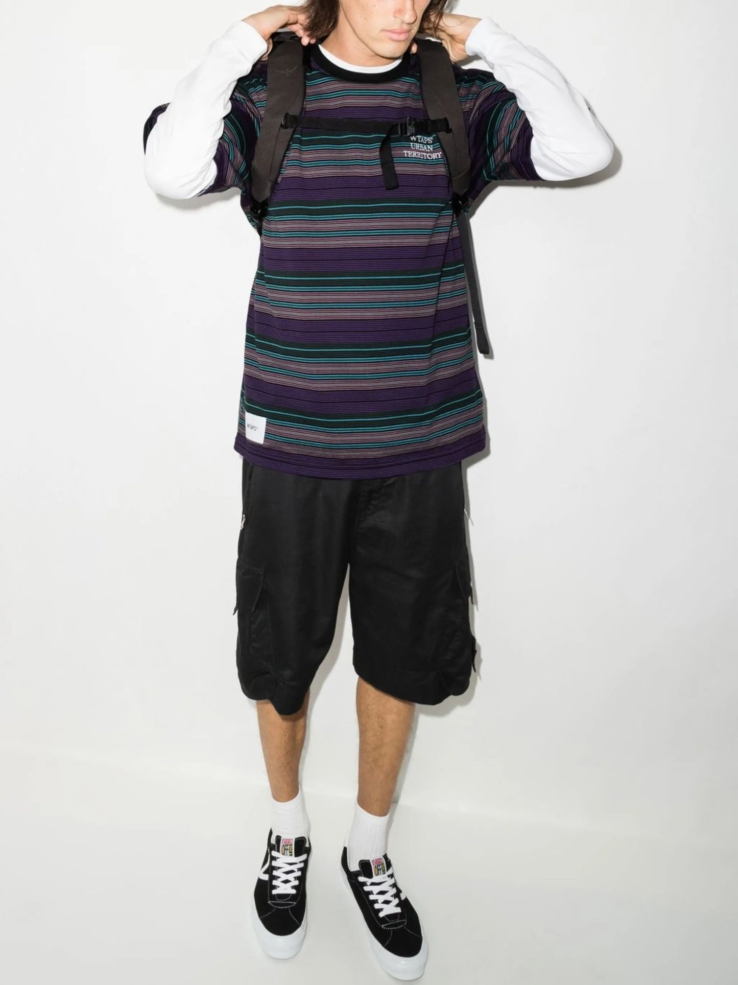 striped short-sleeve T-shirt