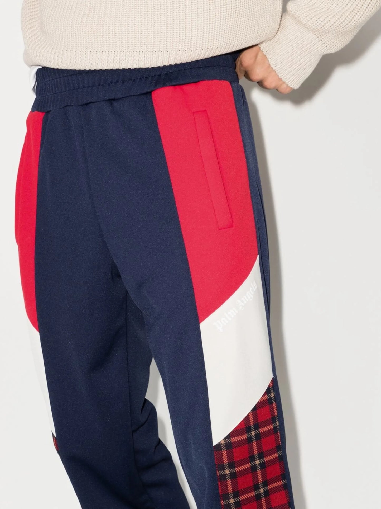 panelled track pants