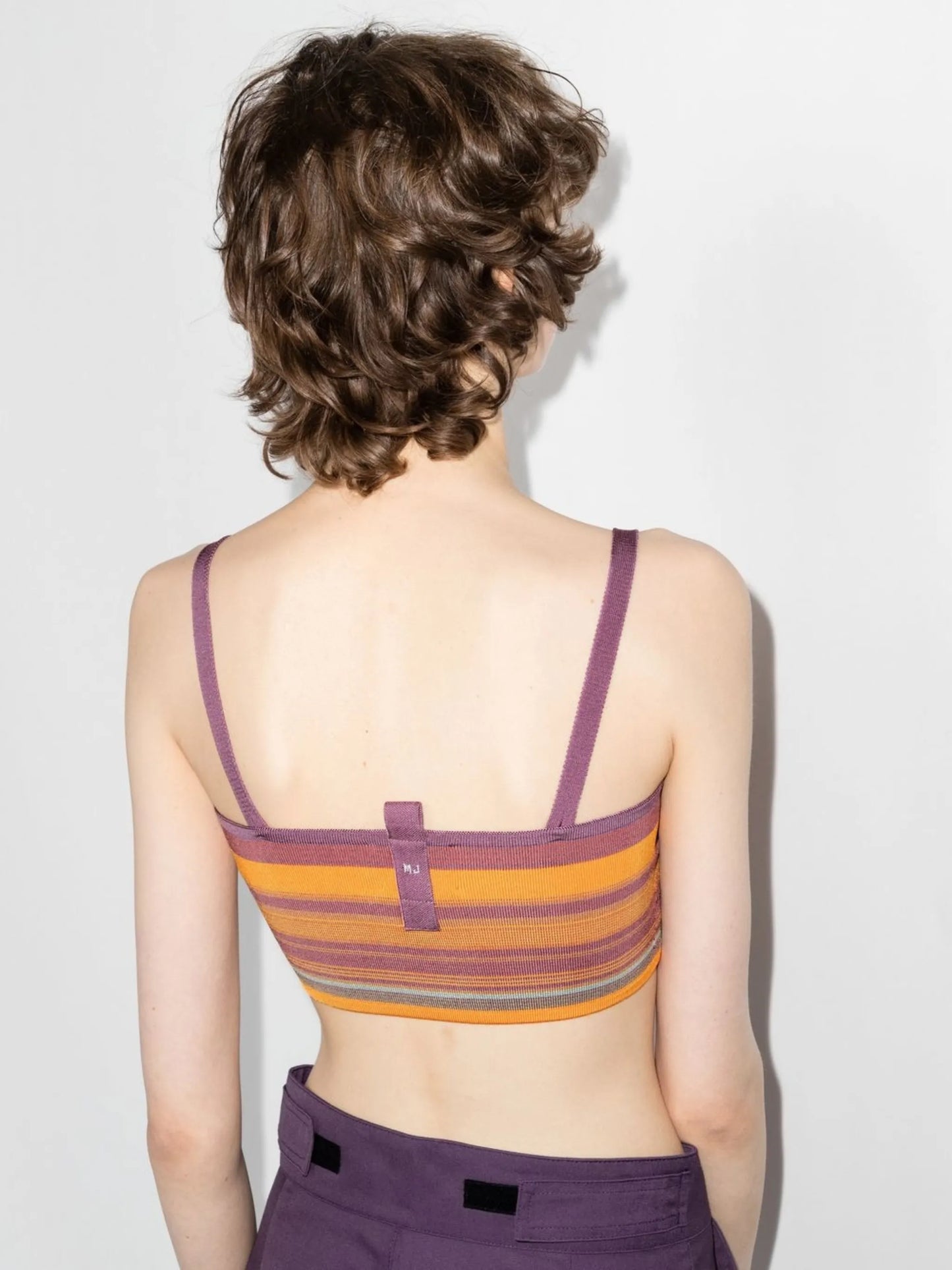 The Bandeau knitted crop top