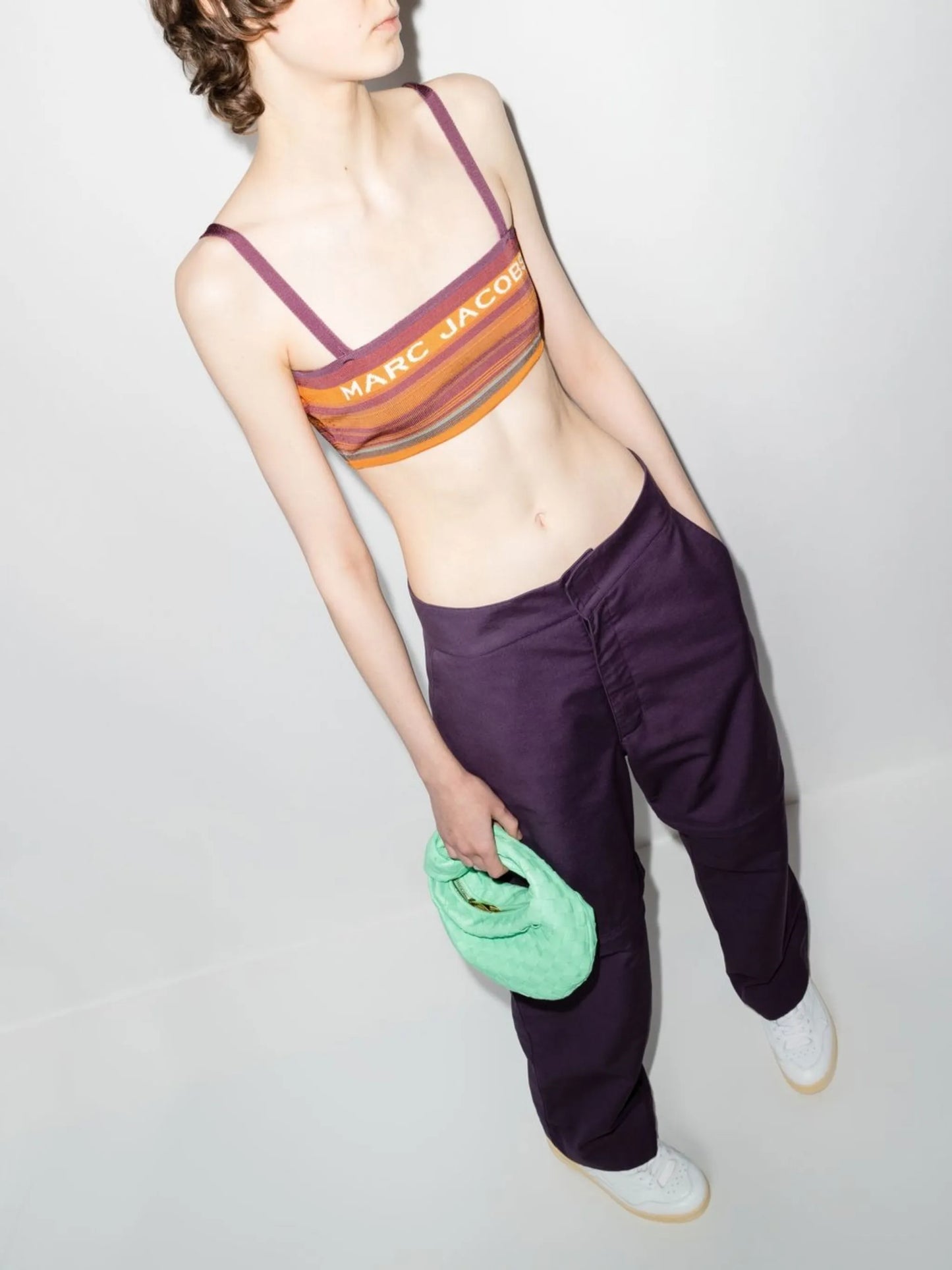 The Bandeau knitted crop top