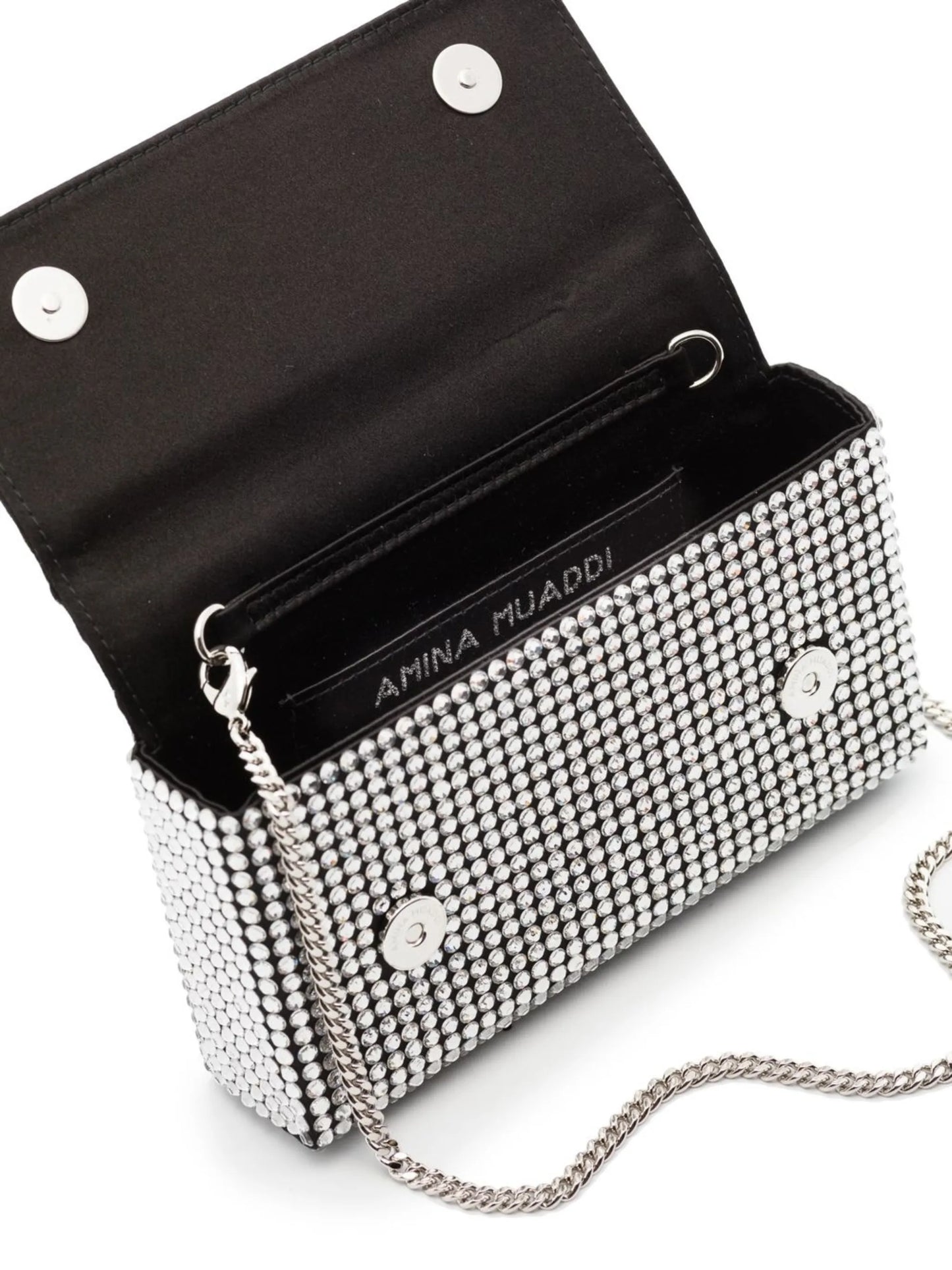 Superamina Paloma crystal-embellished clutch bag