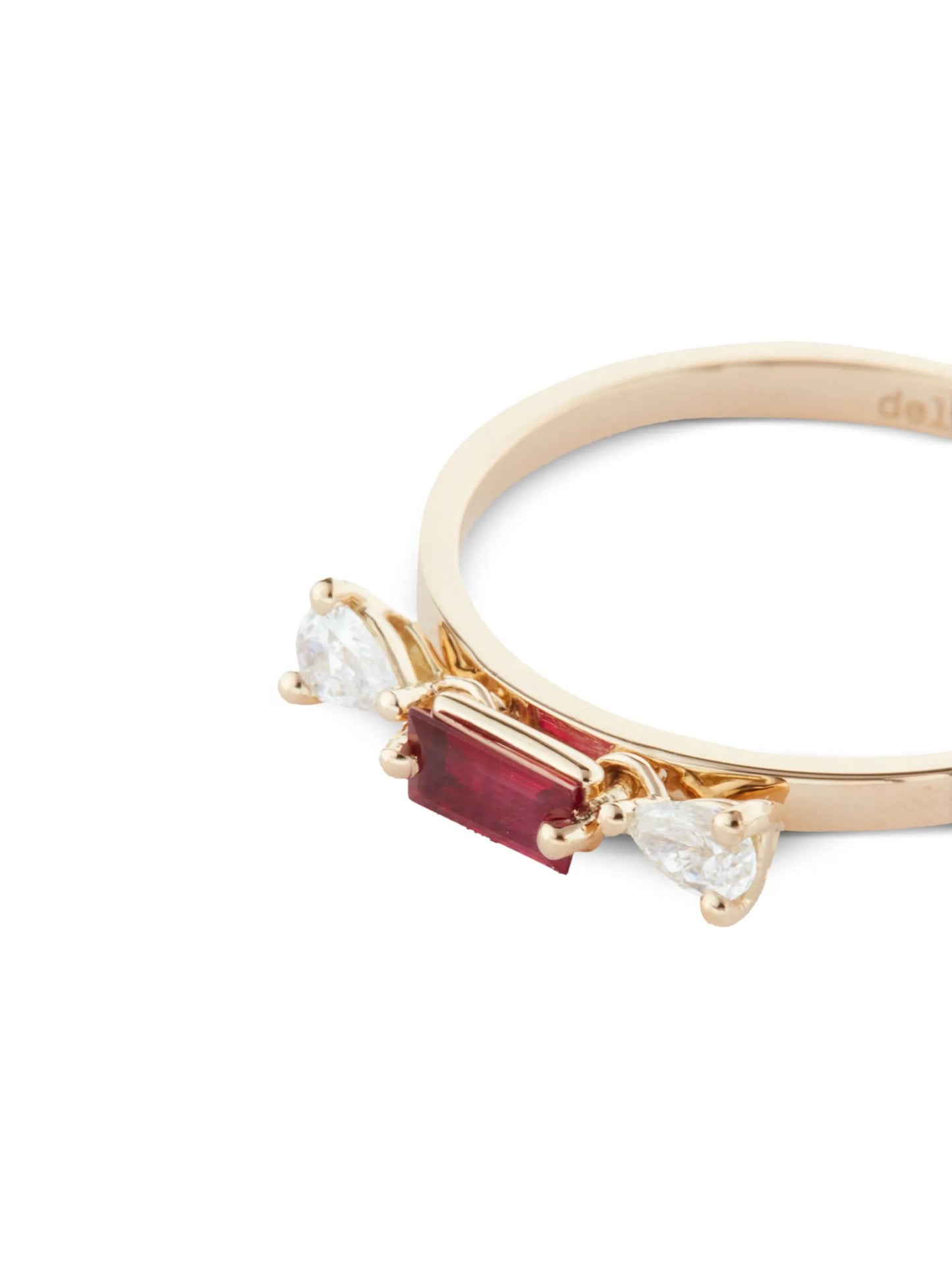 18kt yellow gold Dancing Diamonds ring