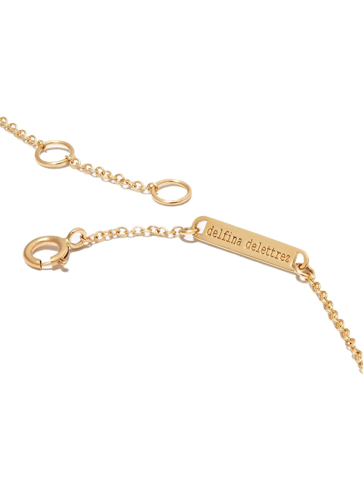 18kt yellow gold Dancing Diamonds necklace