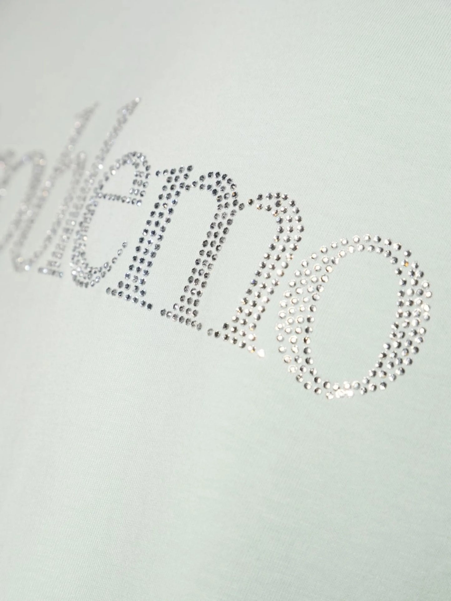 rhinestone-embellished No Problemo T-shirt