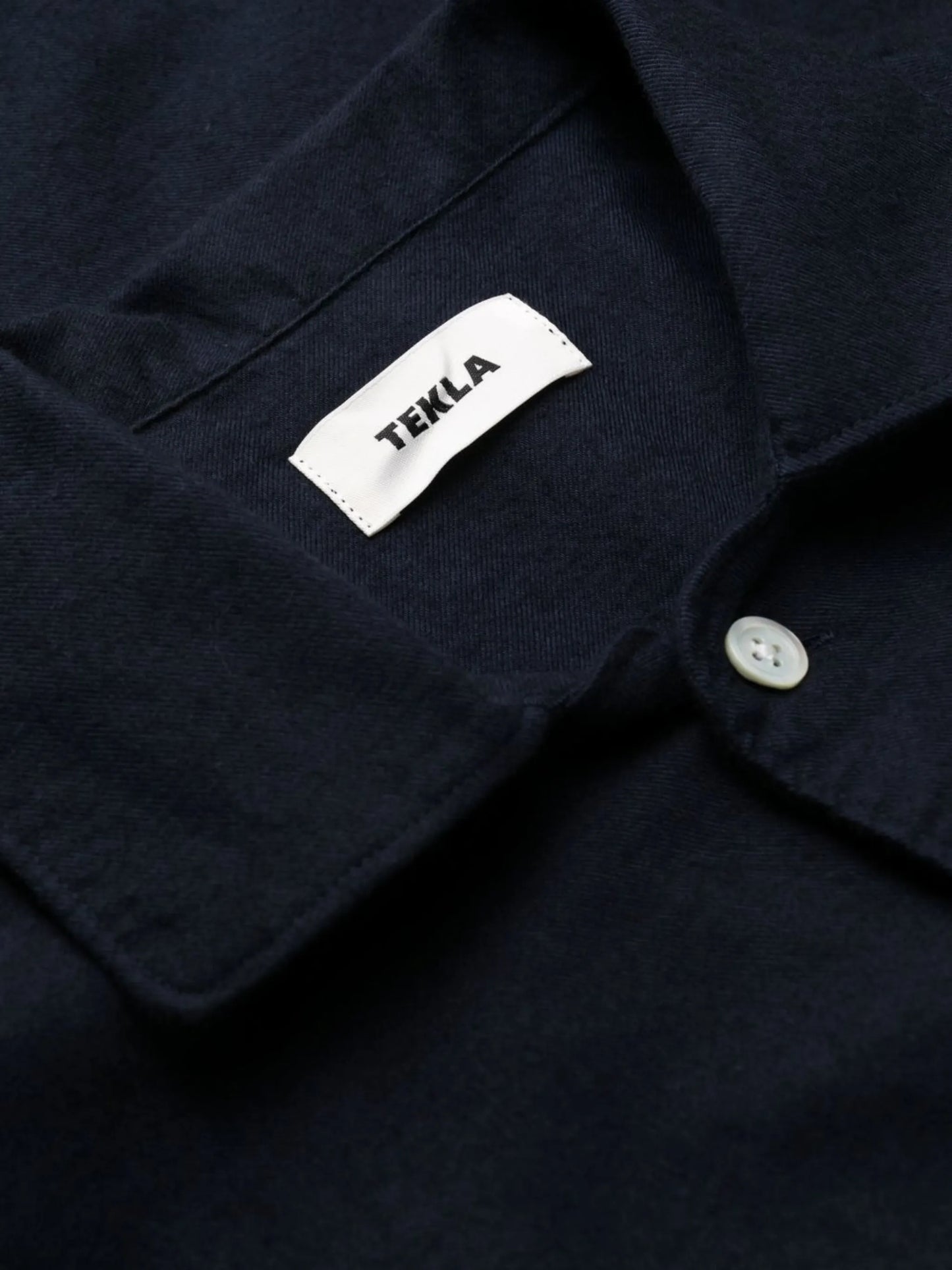 long-sleeved organic cotton pajama shirt