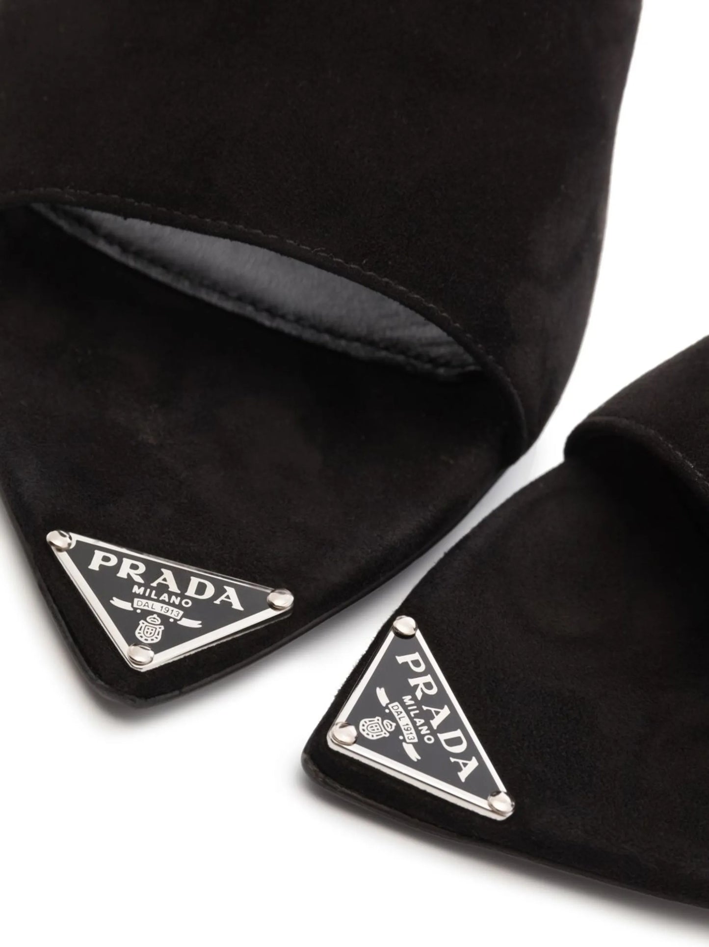 90mm enamel-triangle sandals