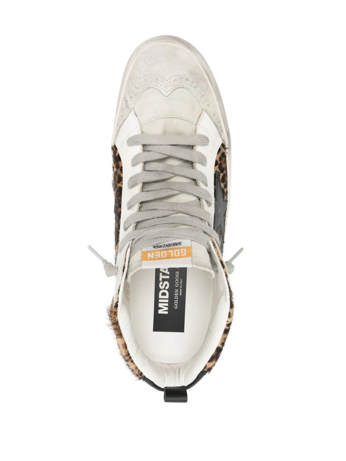 Mid Star leopard-print sneakers
