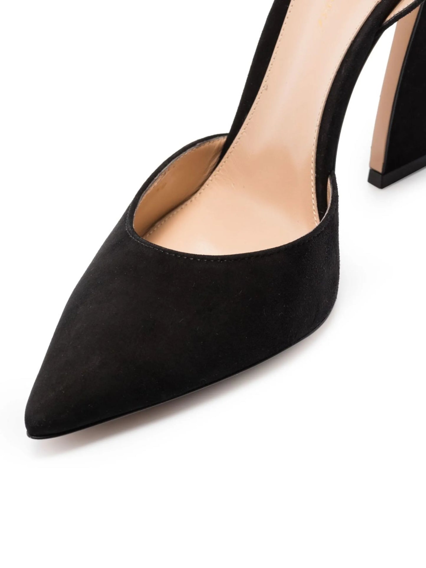 Aura D'Orsay 120mm suede pumps