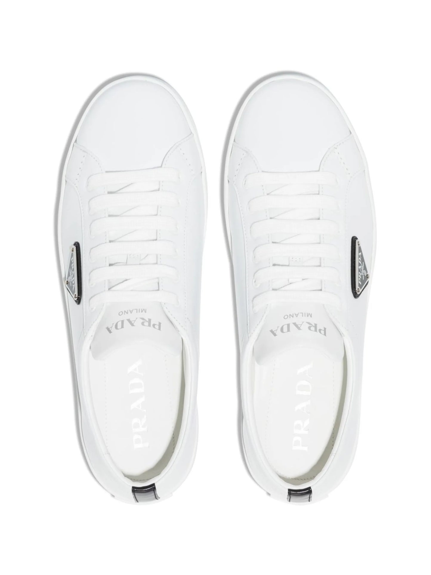 triangle-logo low-top sneakers