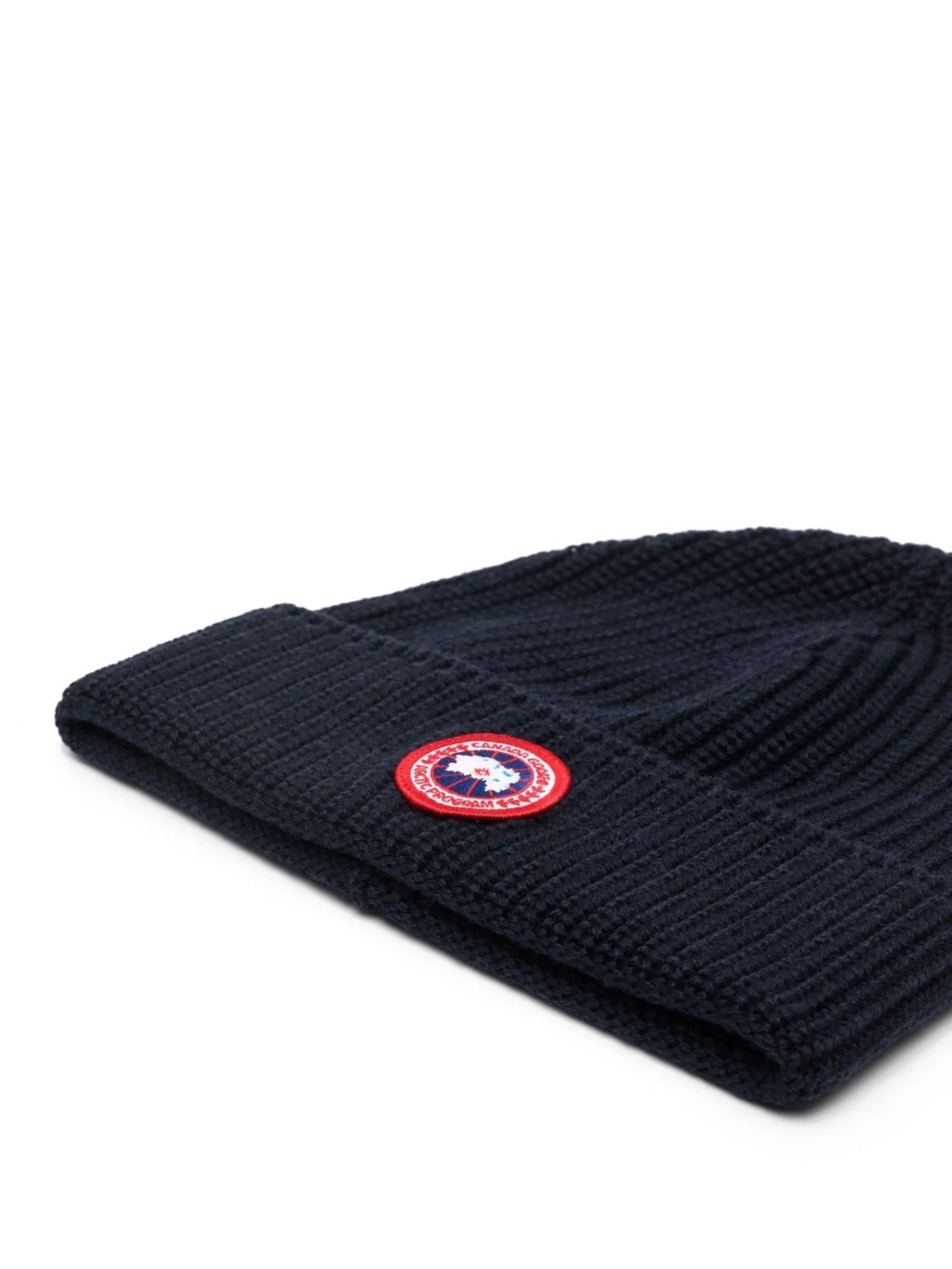 Arctic Disc-embellished wool beanie