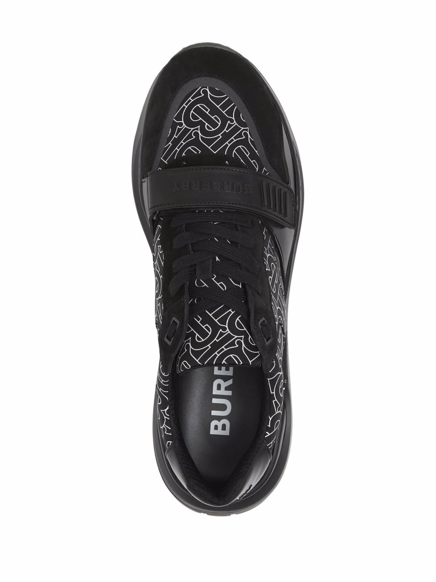 Ramsey monogram-print low-top sneakers