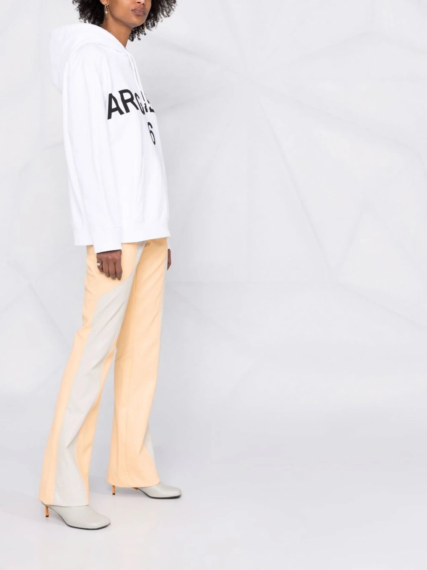logo-print cotton hoodie
