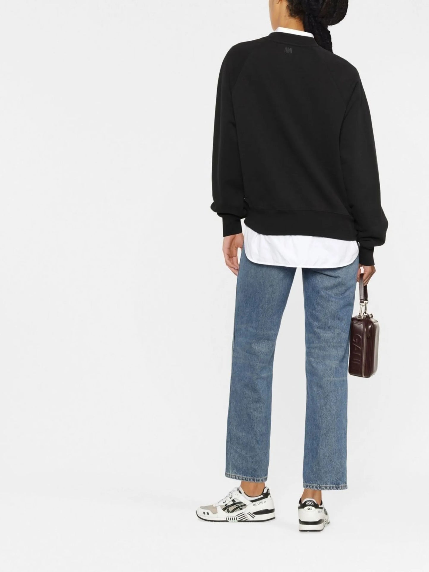 logo-print organic-cotton sweatshirt