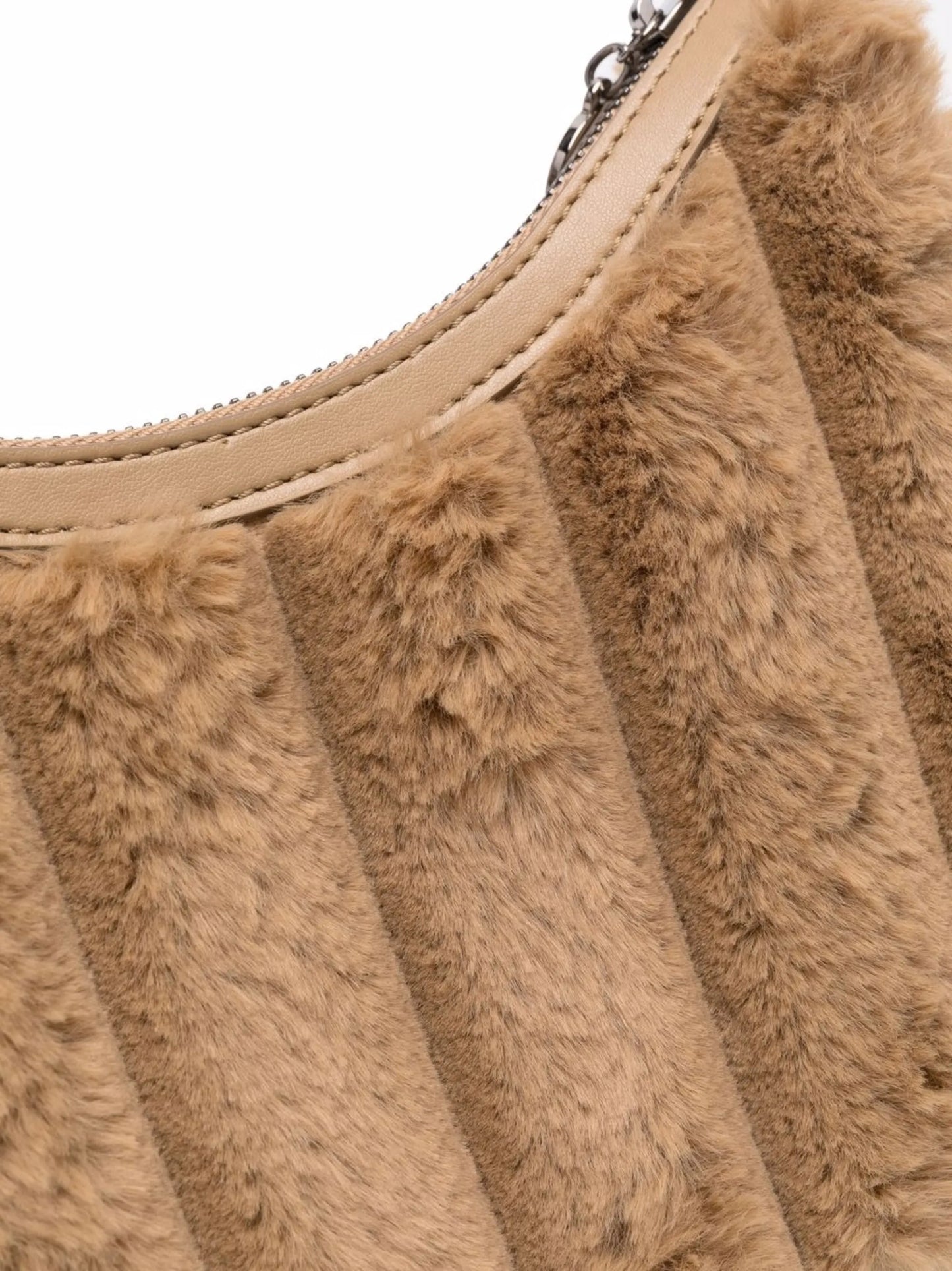 Falabella faux-fur zip shoulder bag