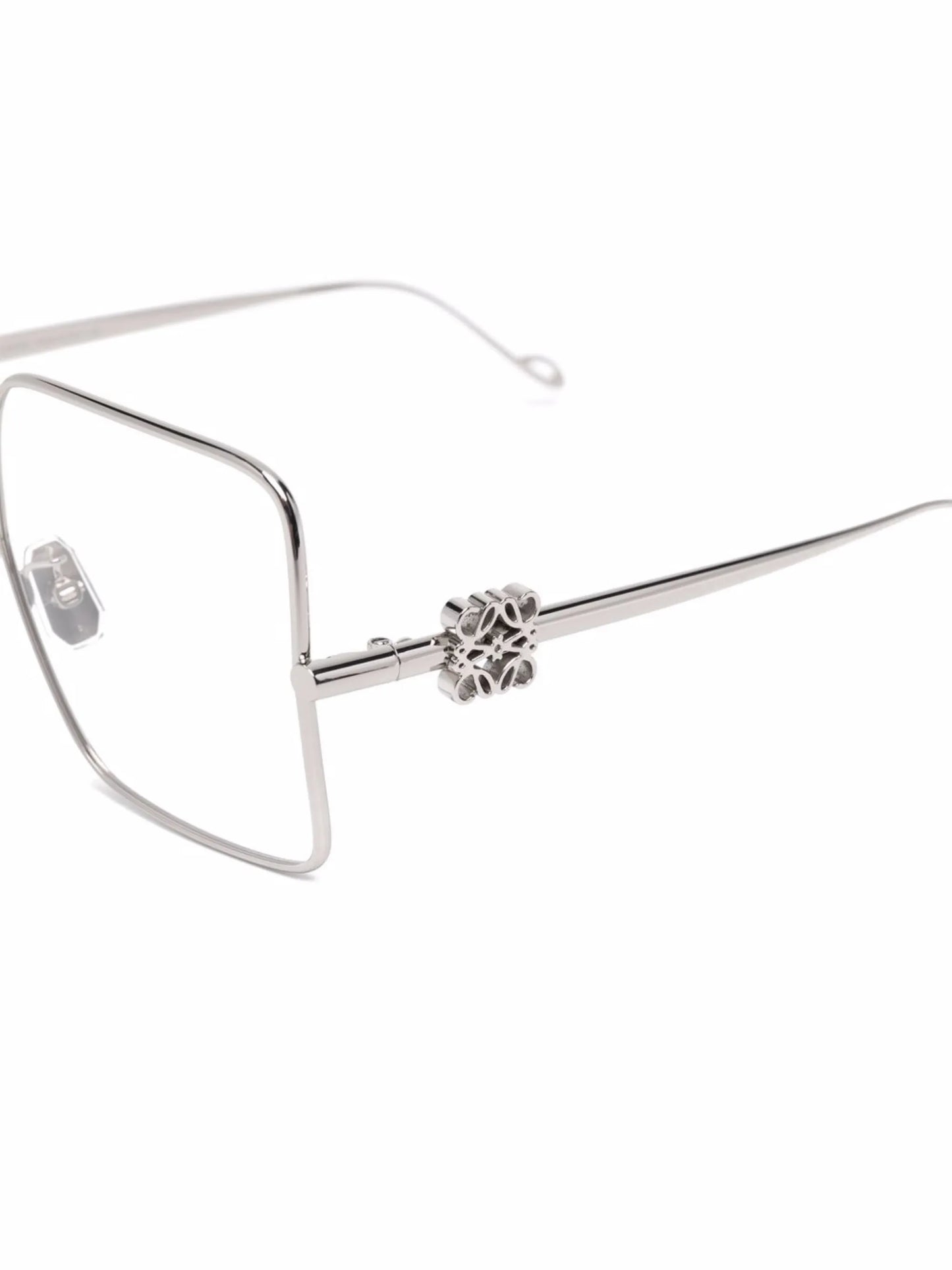 logo-plaque square-frame glasses