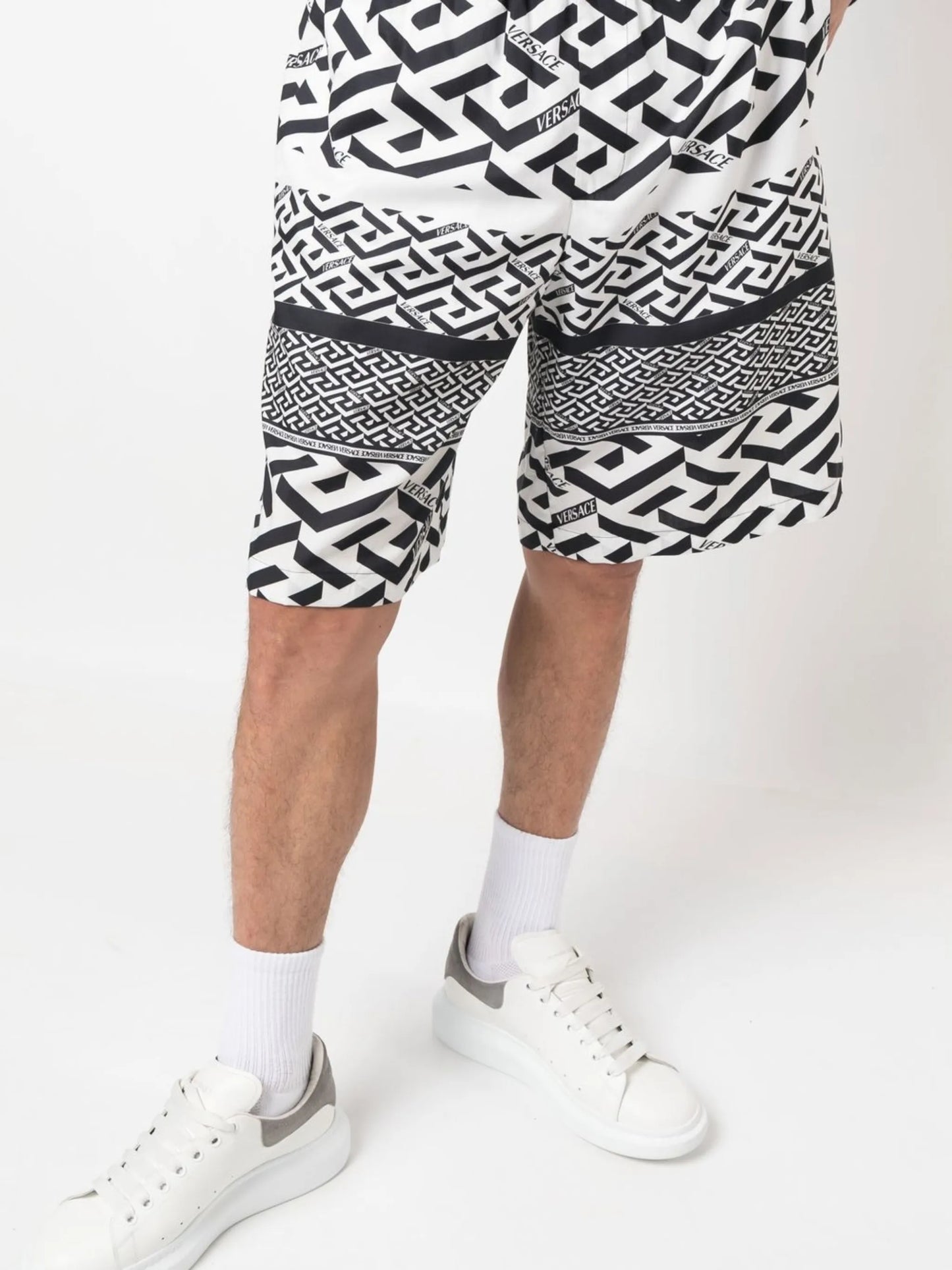 La Greca-print bermuda shorts