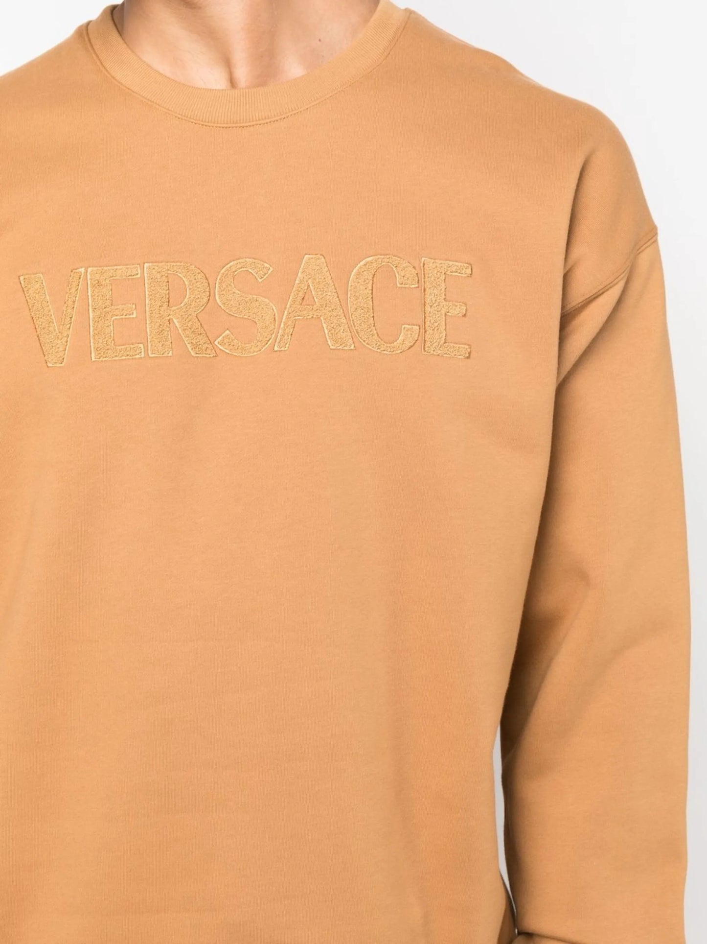 embroidered-logo detail sweatshirt