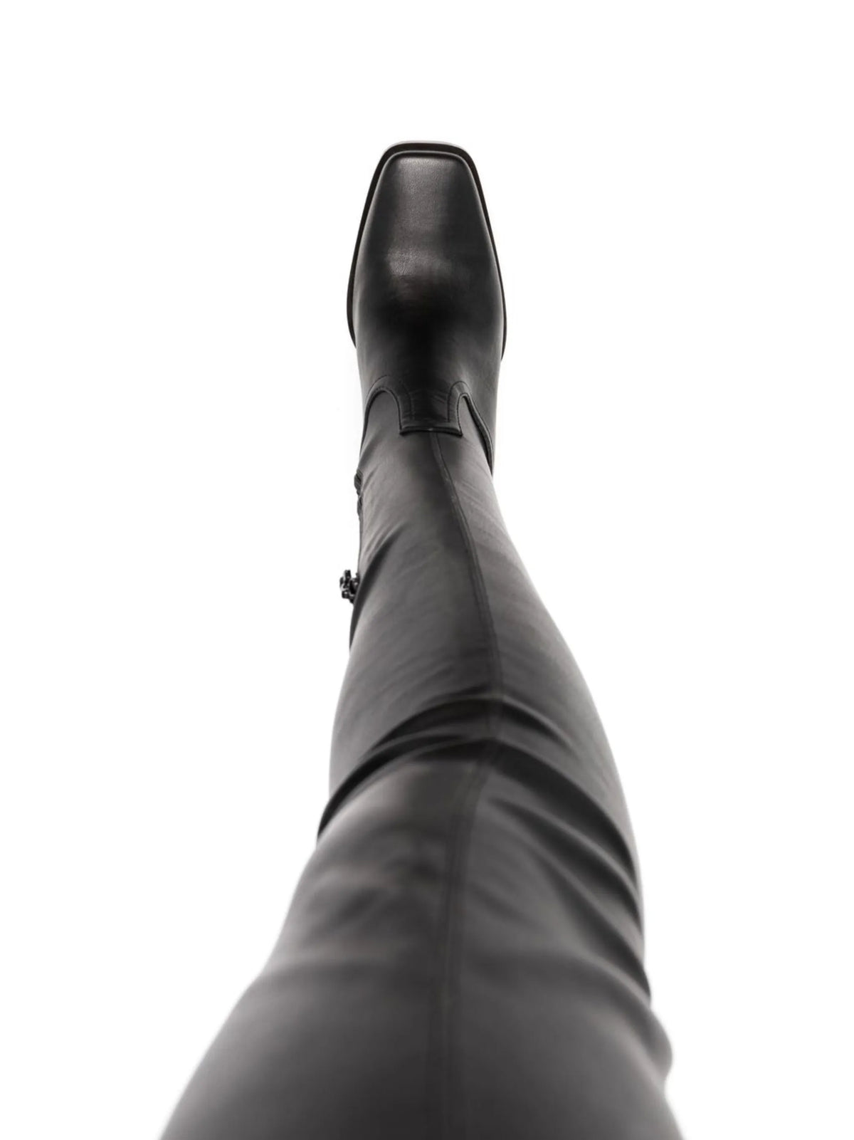 Cowboy stretch thigh-high boots