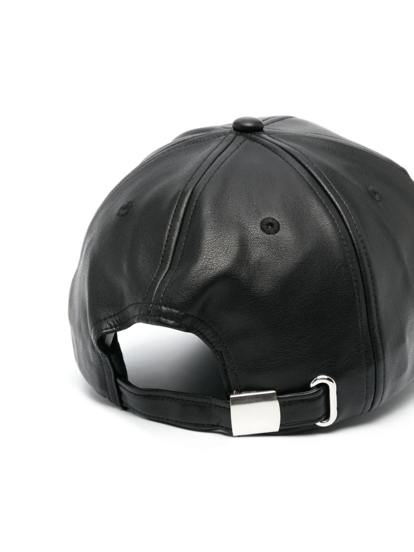 Cia faux-leather cap