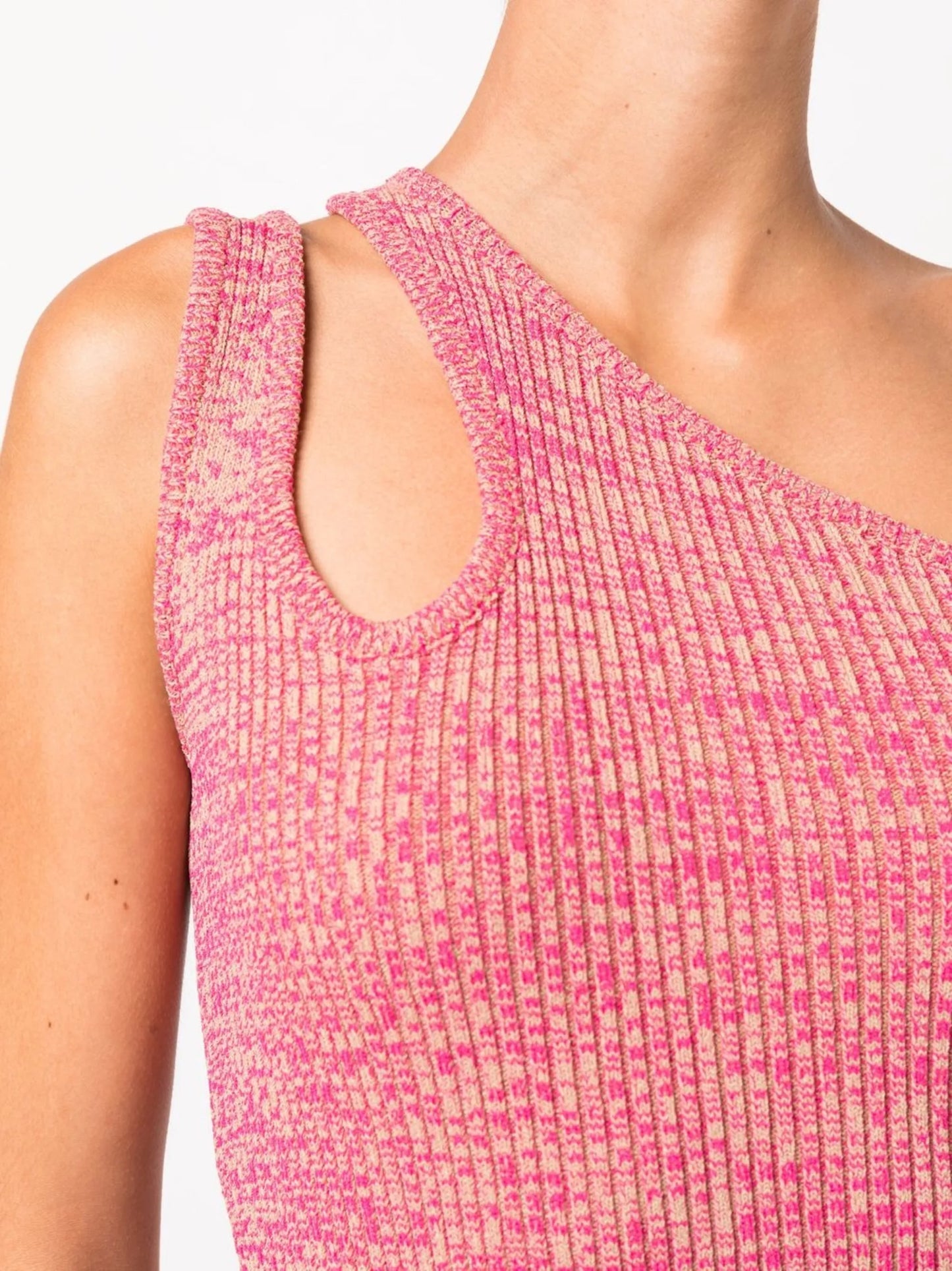Jeanne one-shoulder double strap tank top
