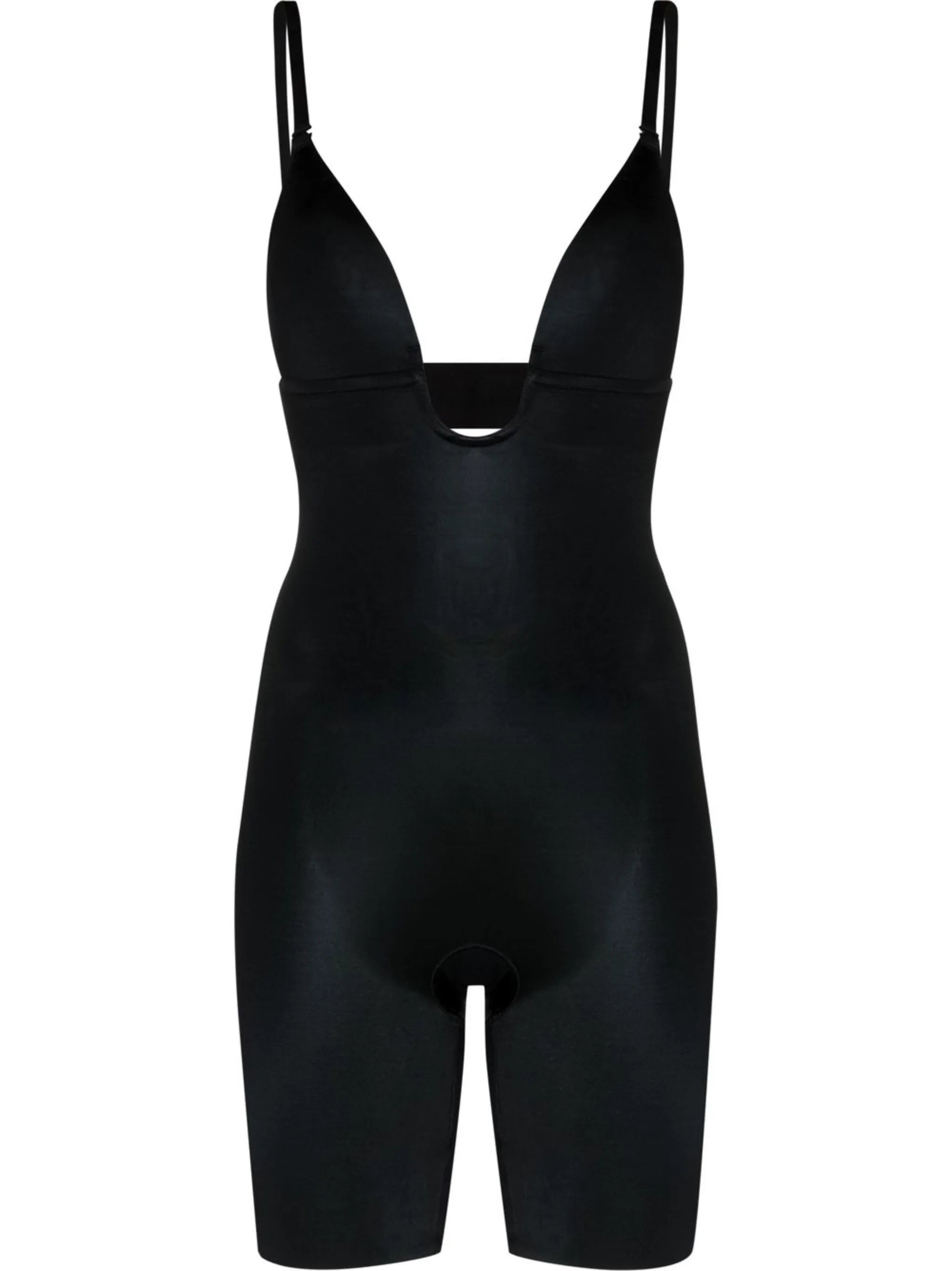 plunge-neck body suit