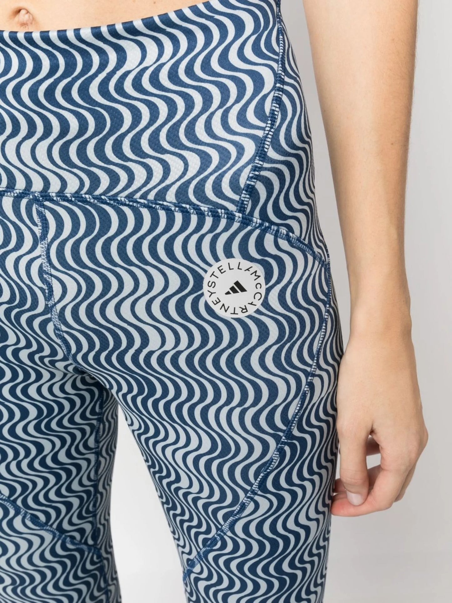 TruePace abstract-print running leggings