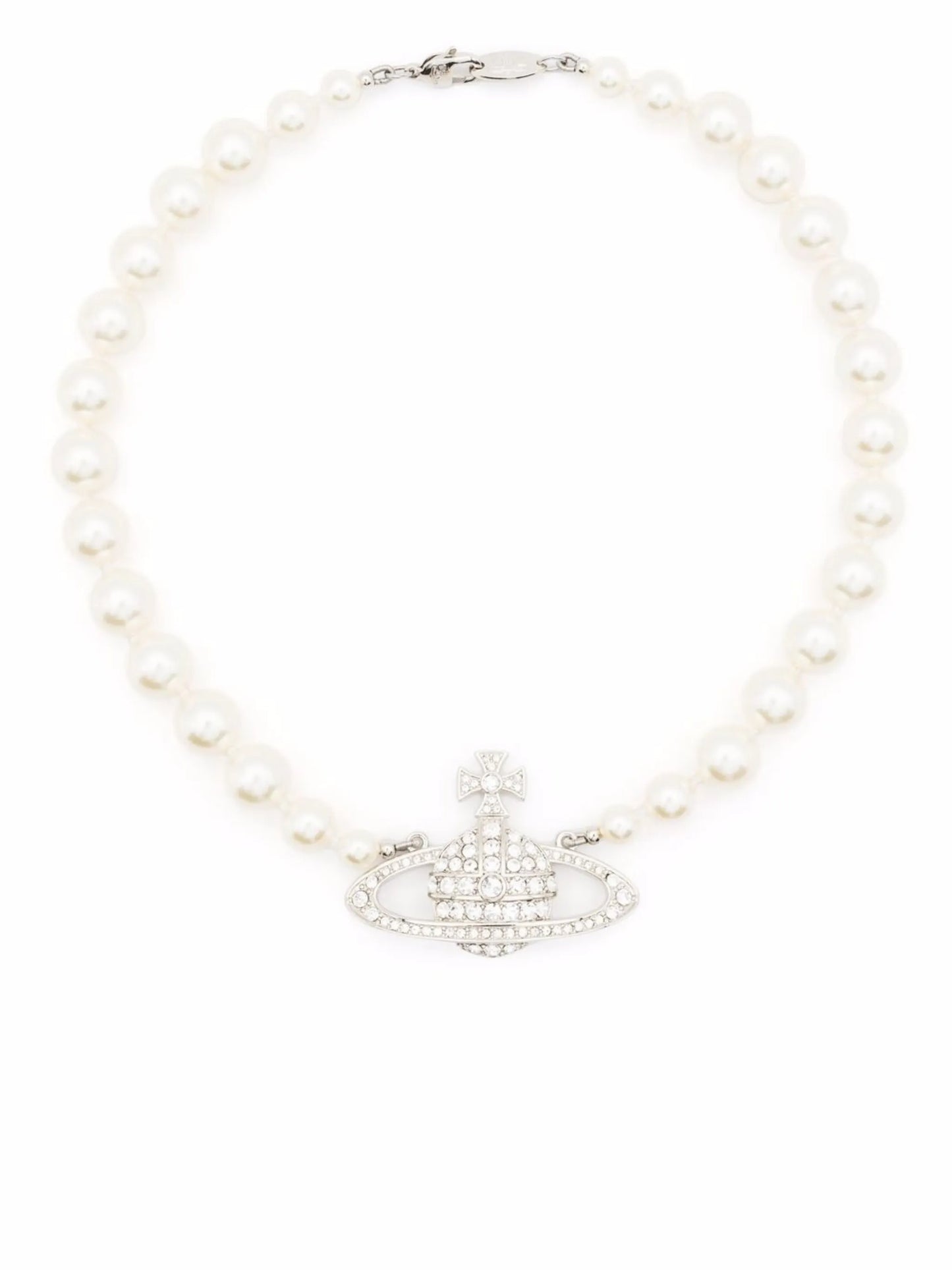 Orb crystal-embellished necklace