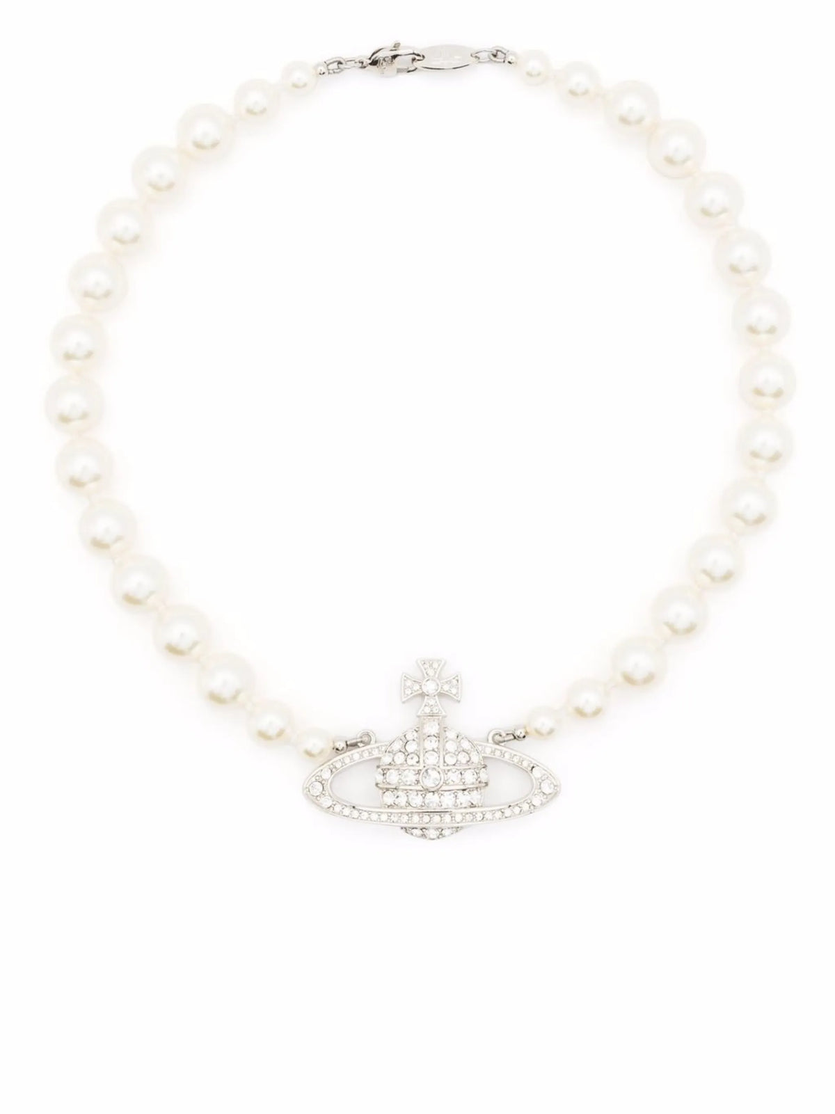 Orb crystal-embellished necklace