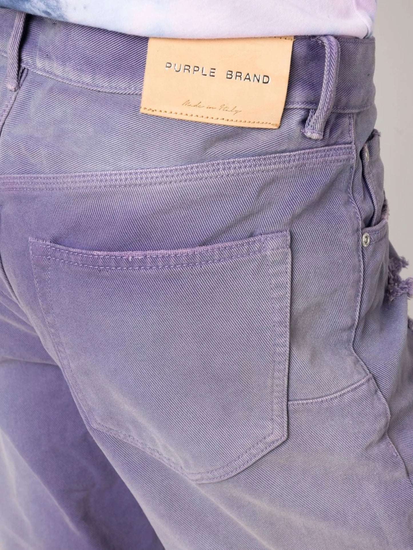 sun bleached distressed slim jeans