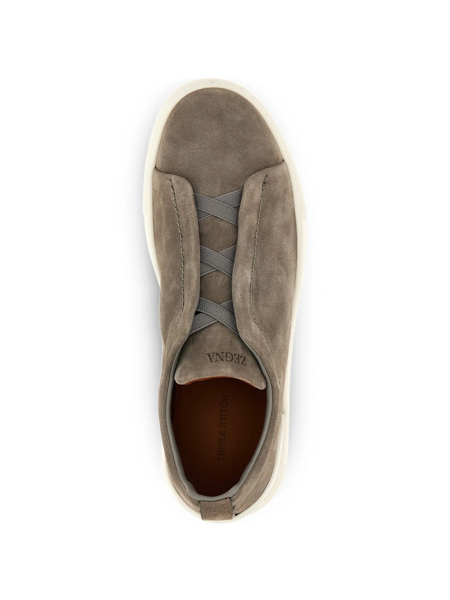 Triple Stitch suede sneakers