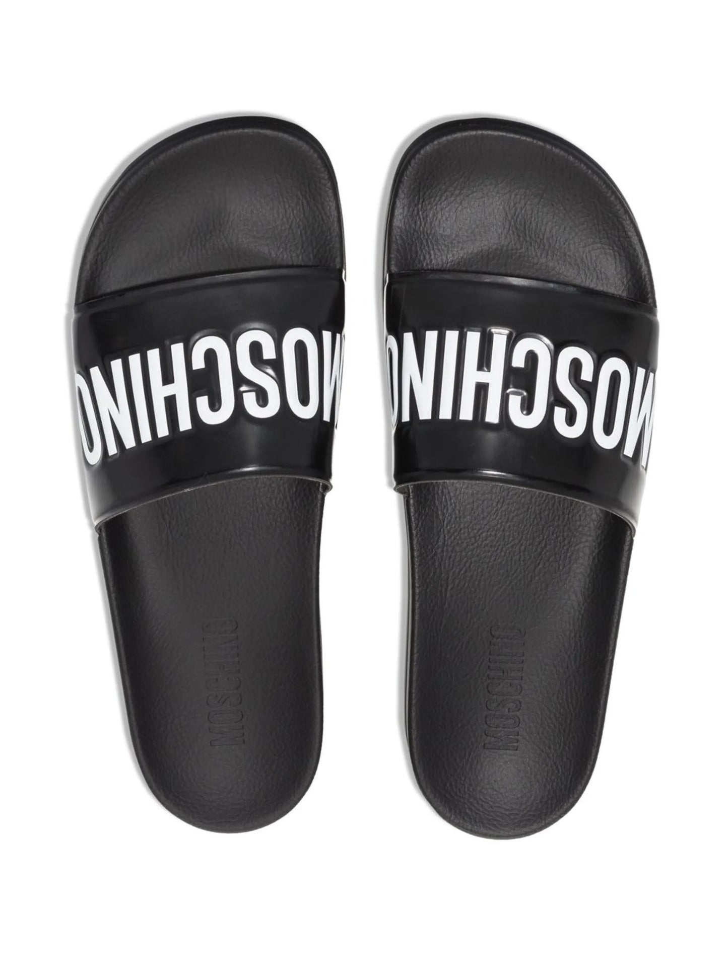 debossed-logo pool slides