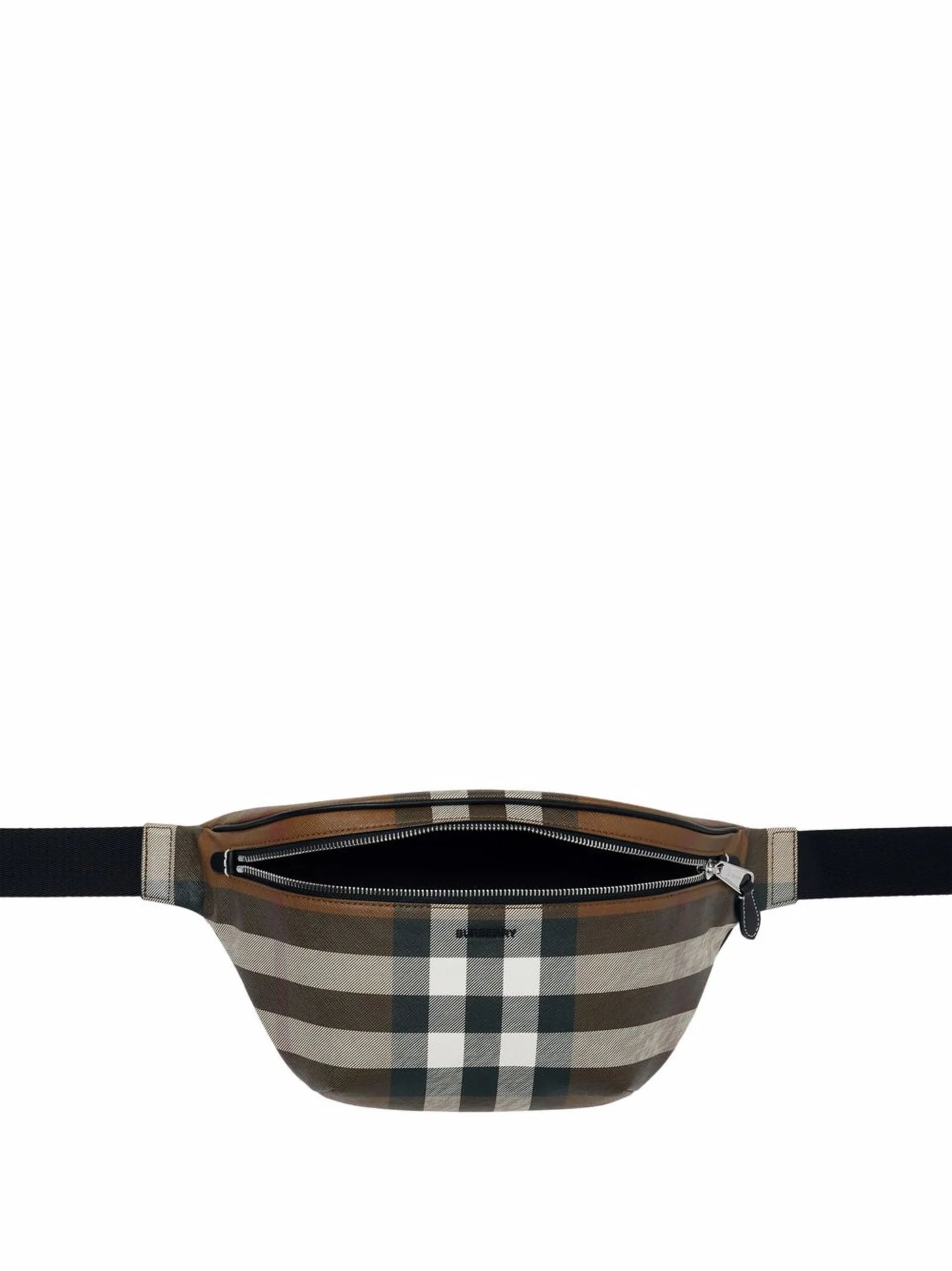 checked belt bag