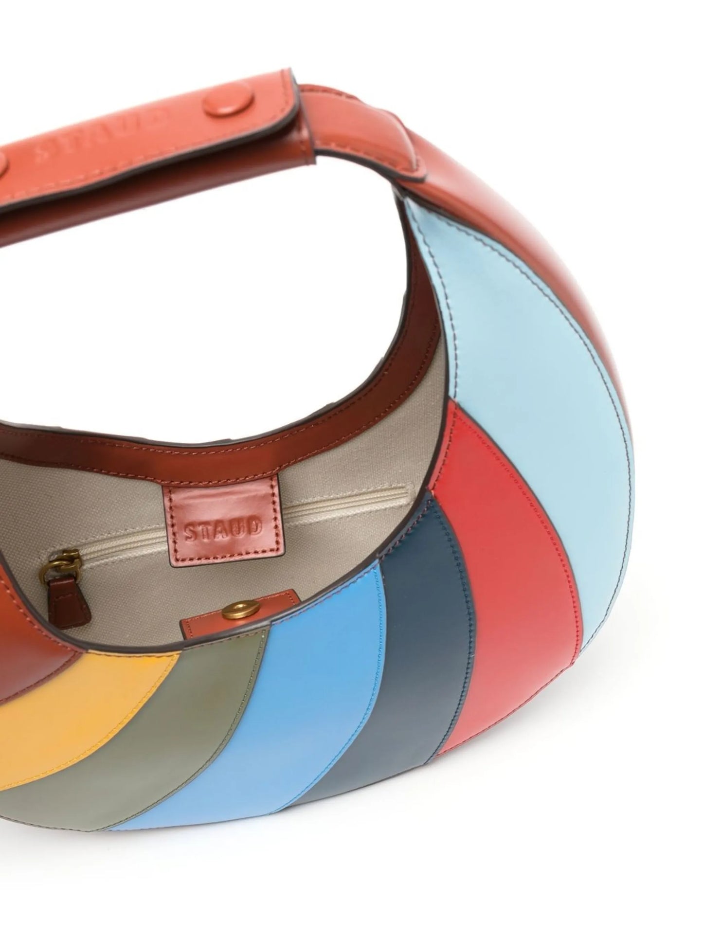 Riviera Moon panelled shoulder bag