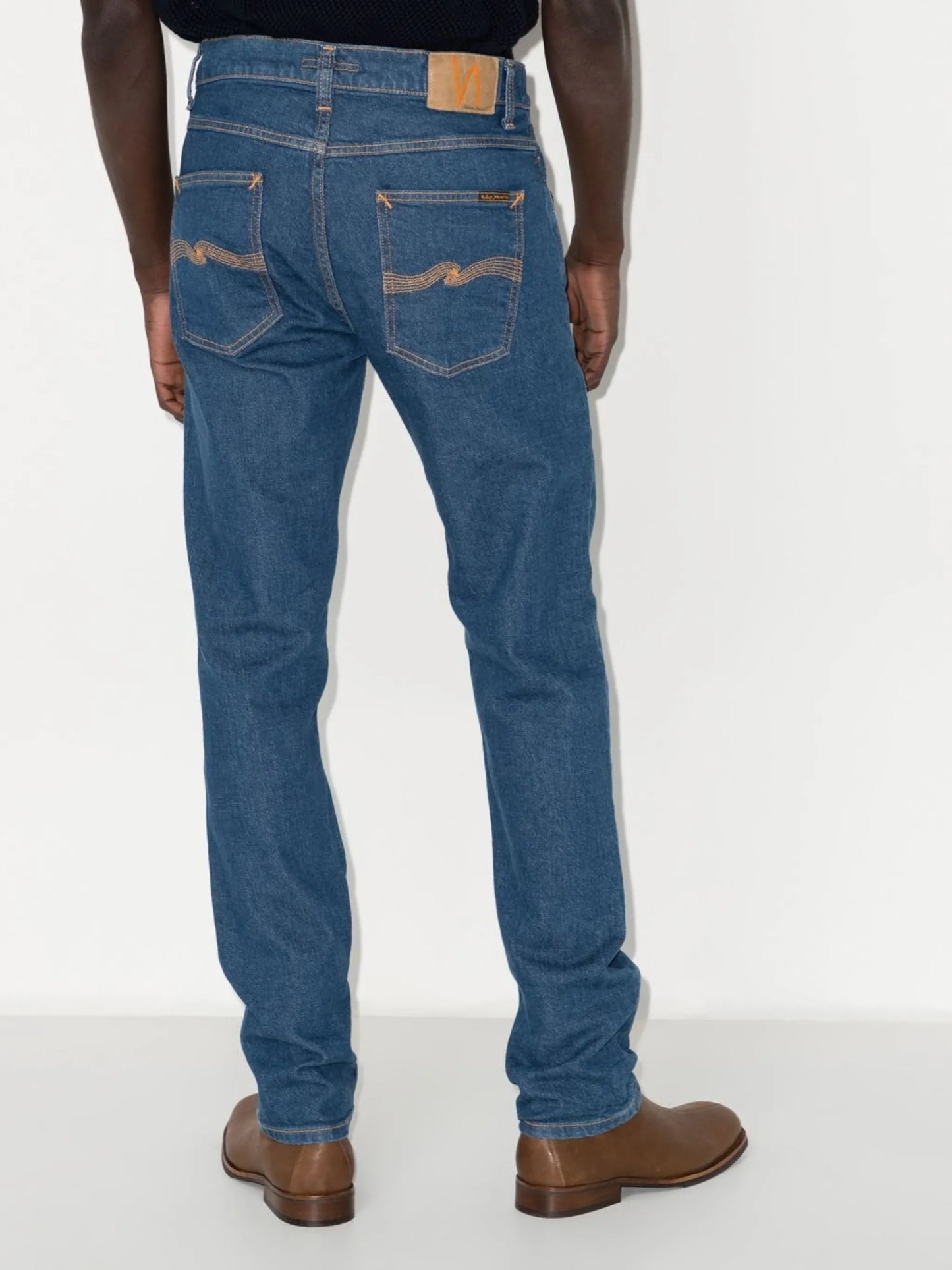 Broken Twill slim-cut jeans