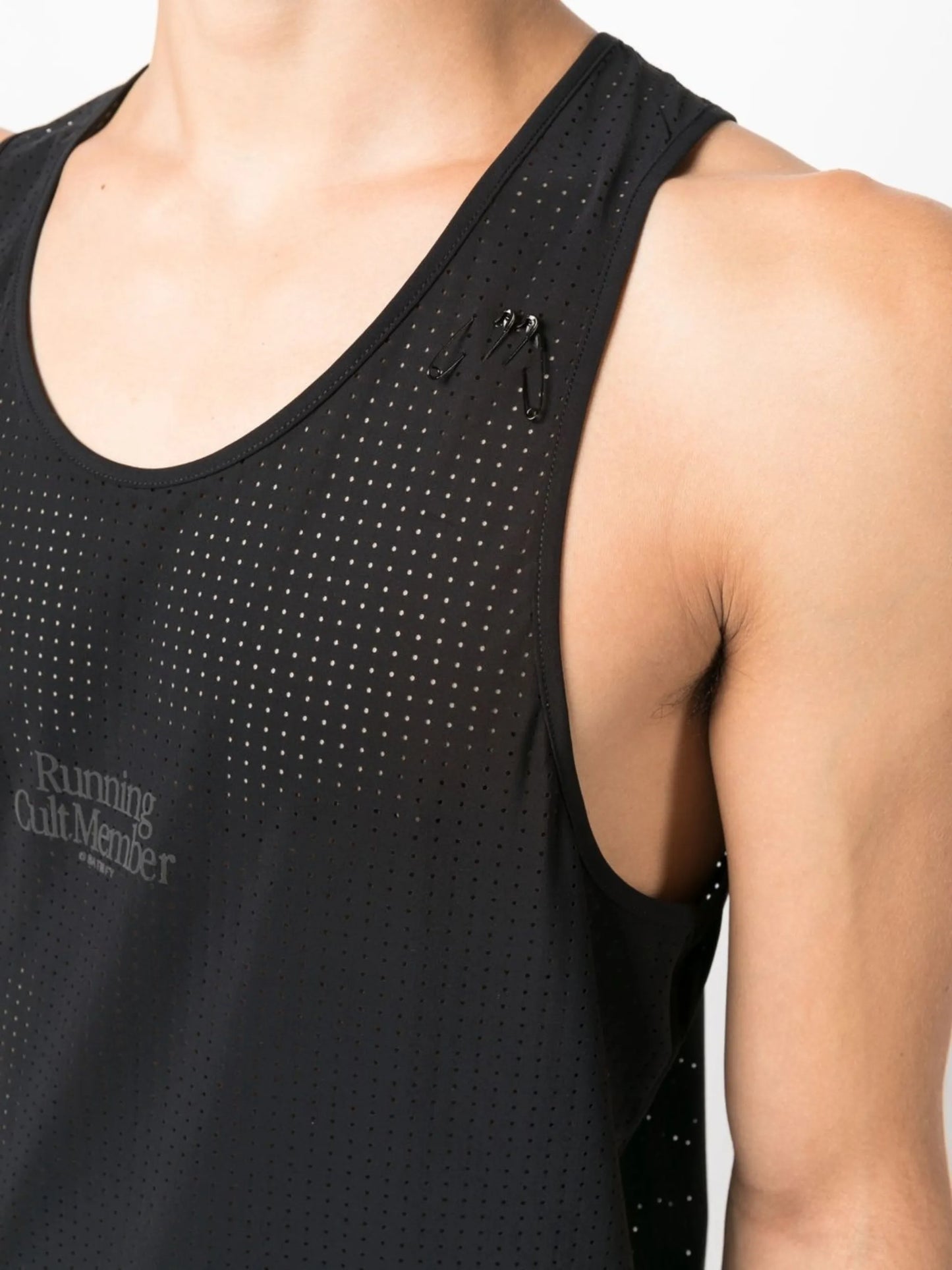 Space-O perforated tank top