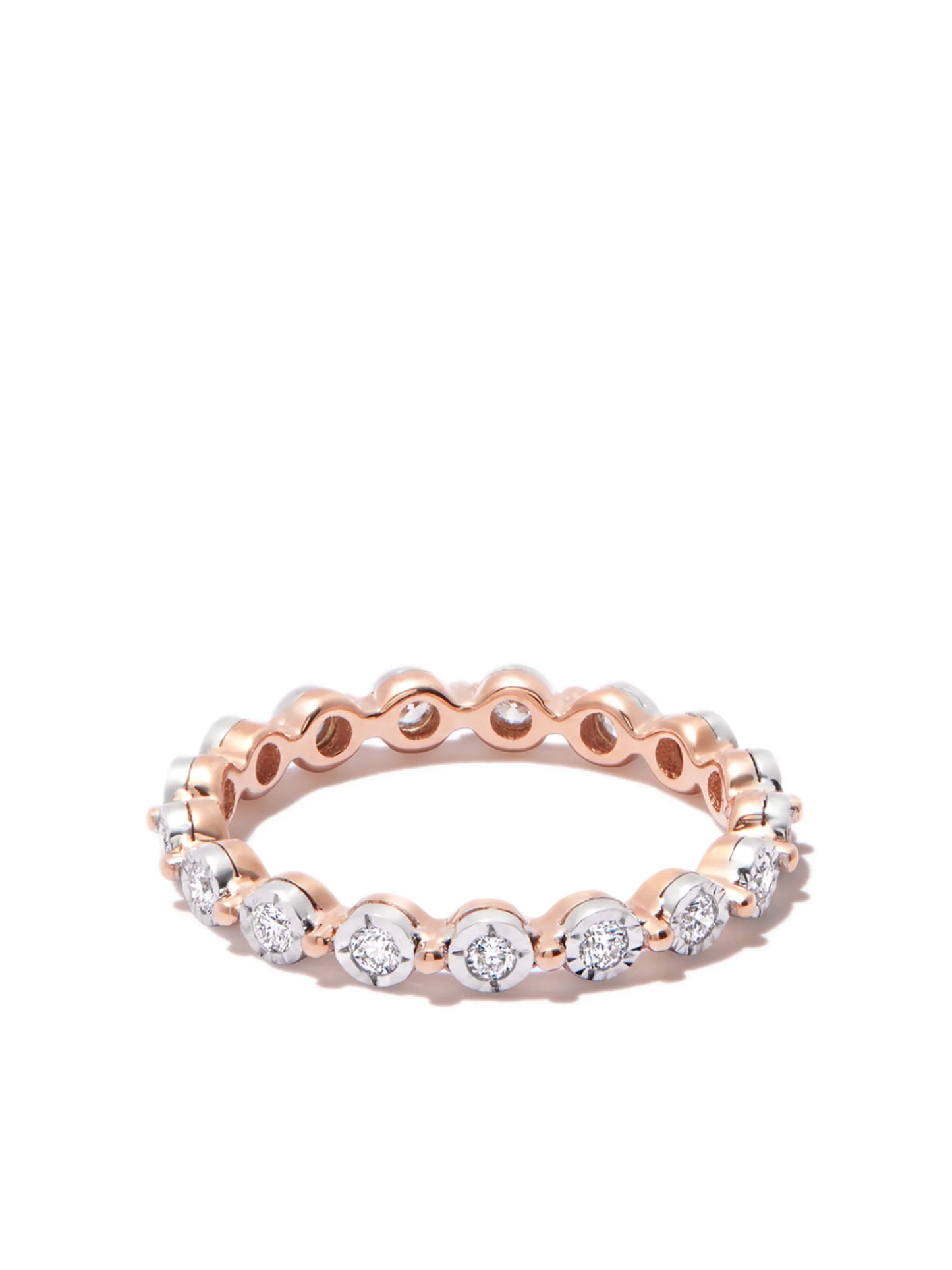 14kt rose gold Ava Bea diamond eternity ring
