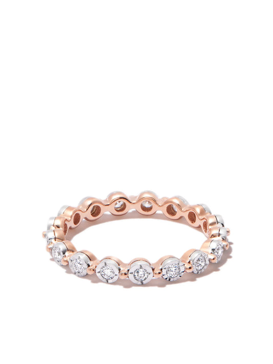 14kt rose gold Ava Bea diamond eternity ring