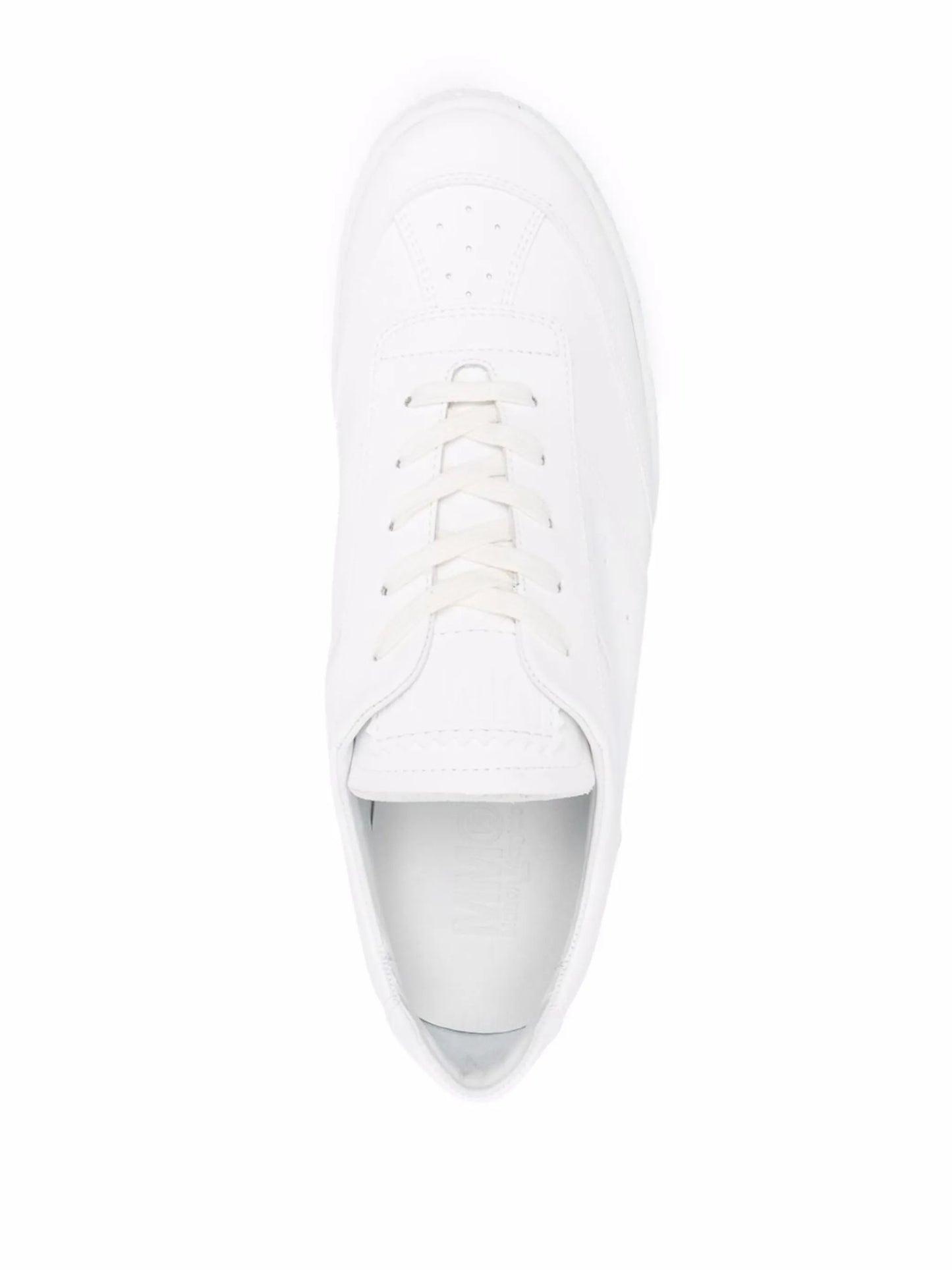 embossed-logo tongue sneakers