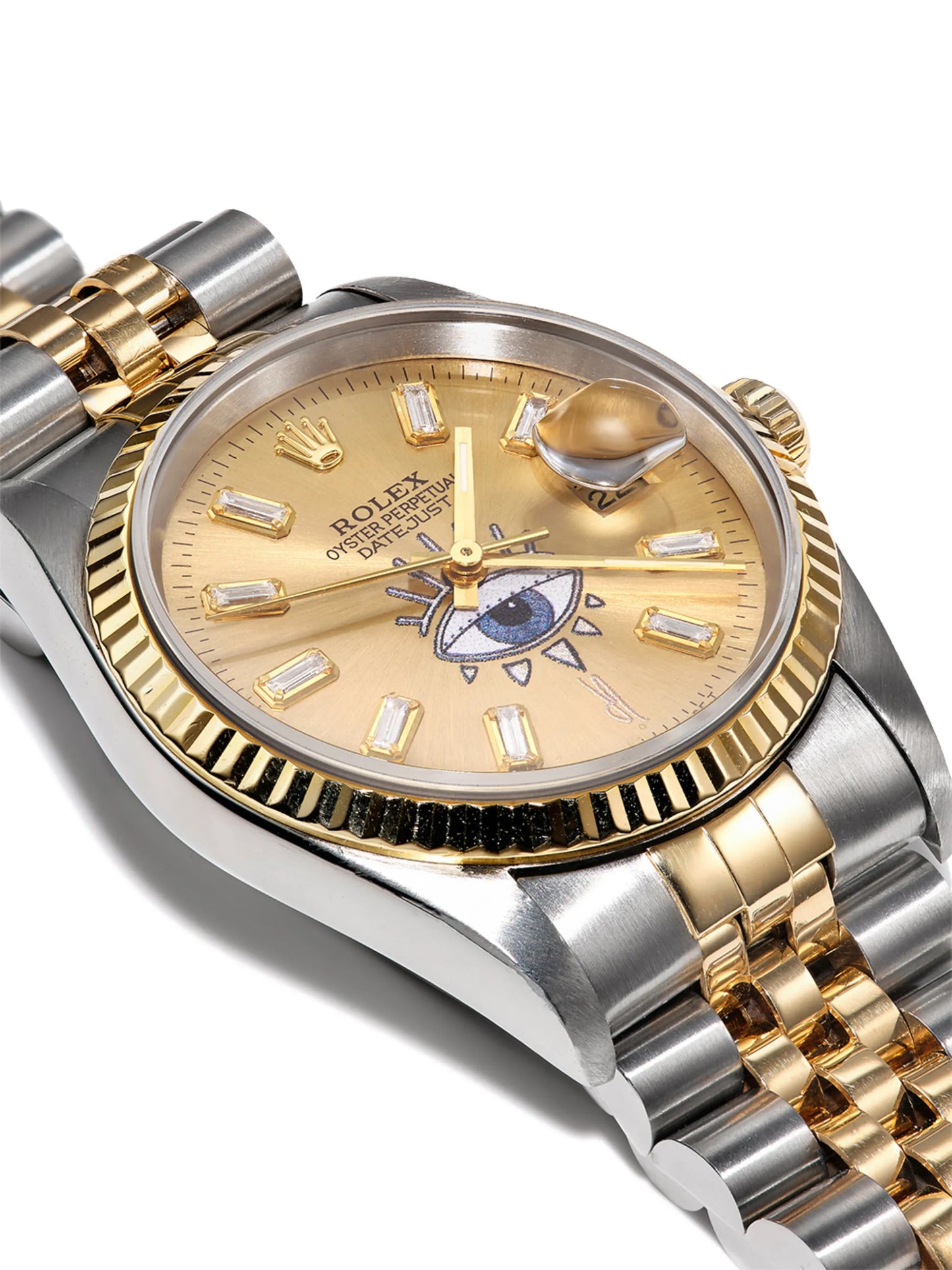 pre-owned customised Rolex Oyster Perpetual Datejust 34mm watch