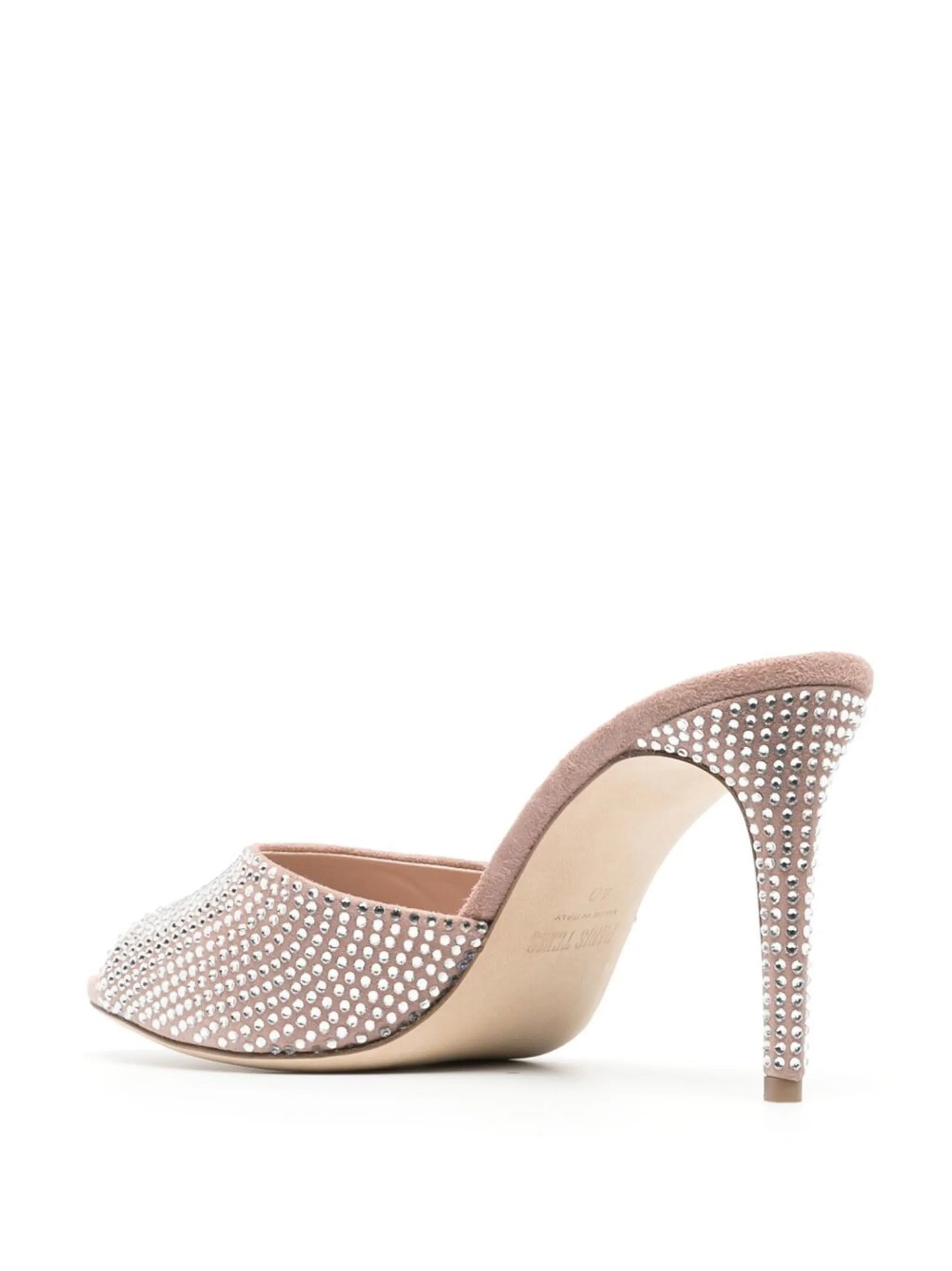 100mm Holly crystal-embellished open-toe sandals