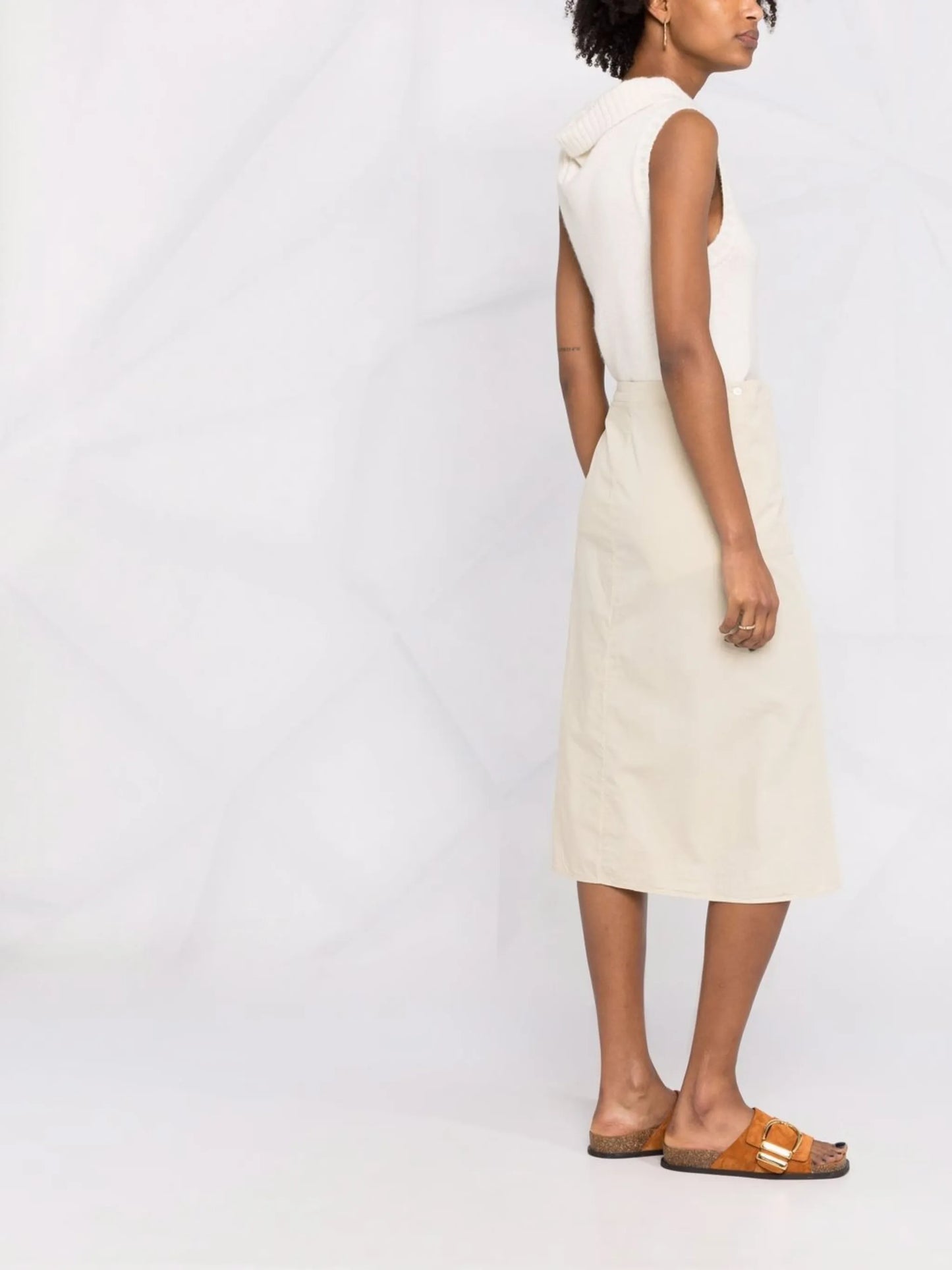 cotton wrap skirt
