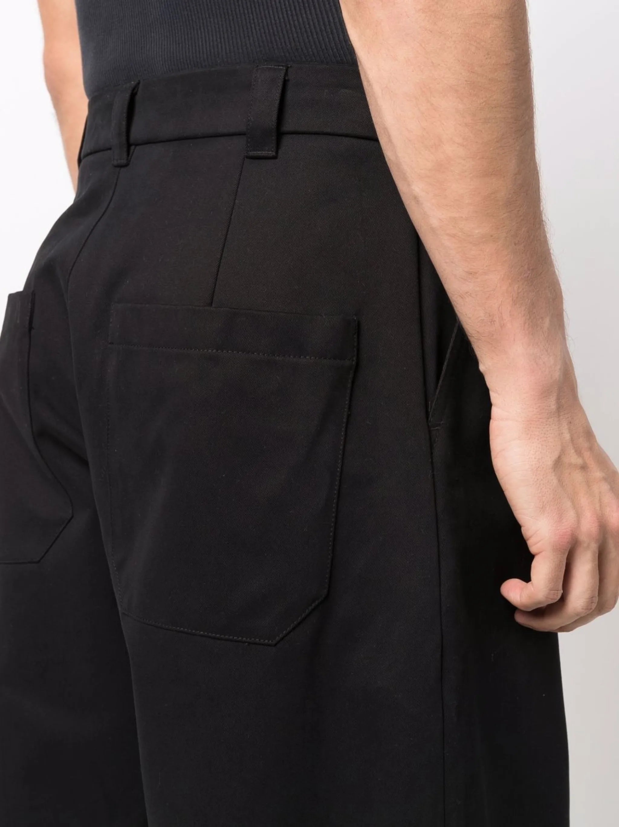 wide-leg high-waisted trousers