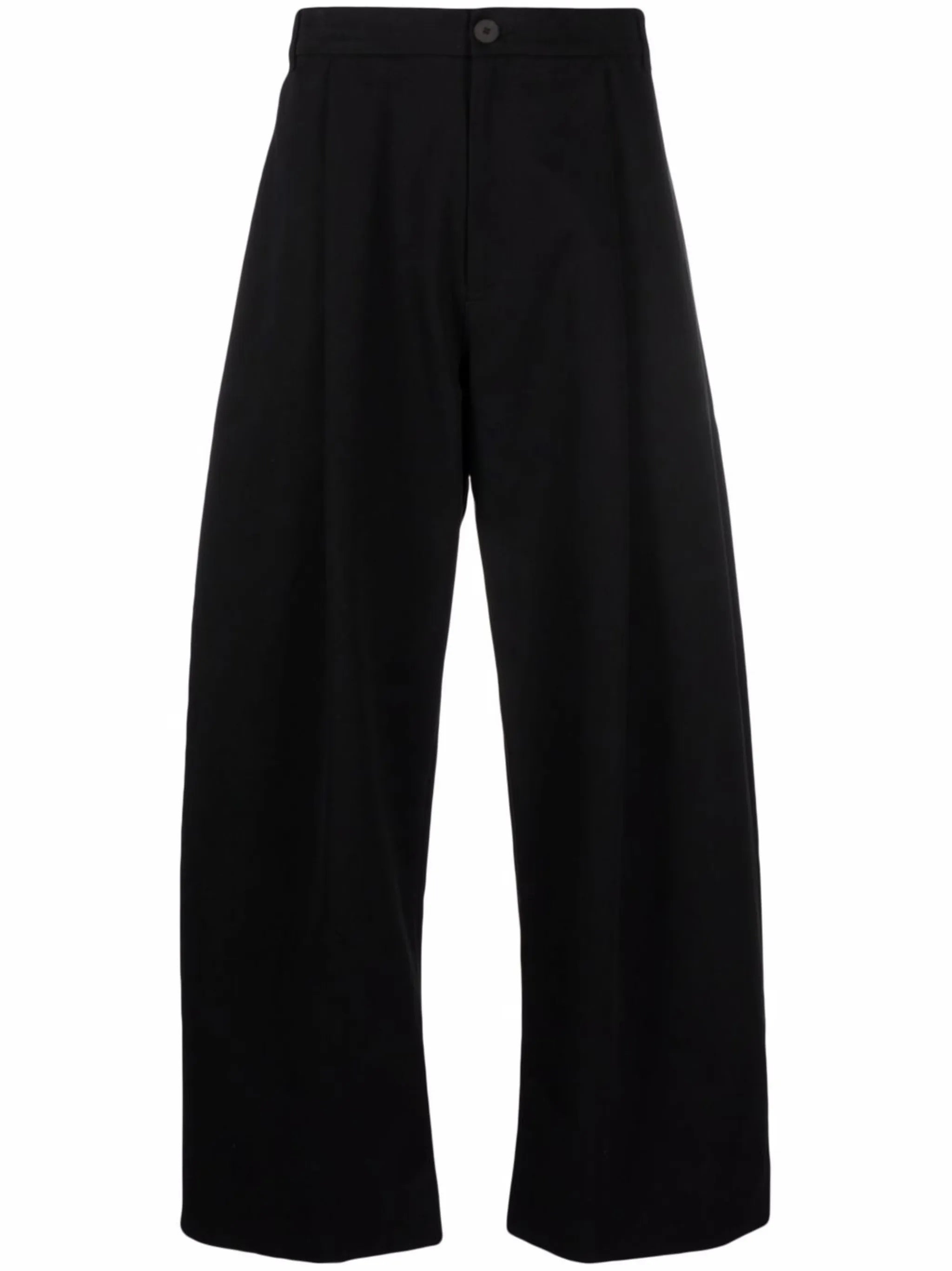 wide-leg high-waisted trousers