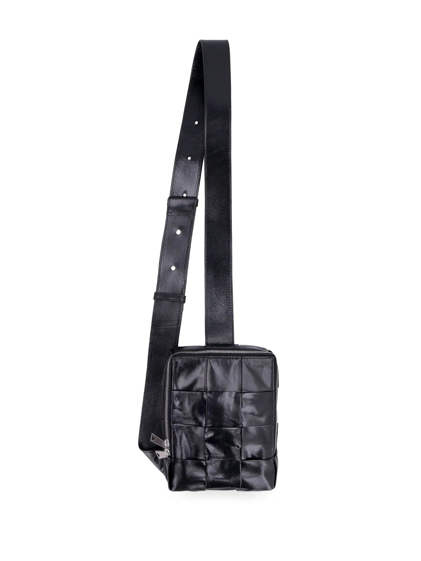 interwoven-design messenger bag