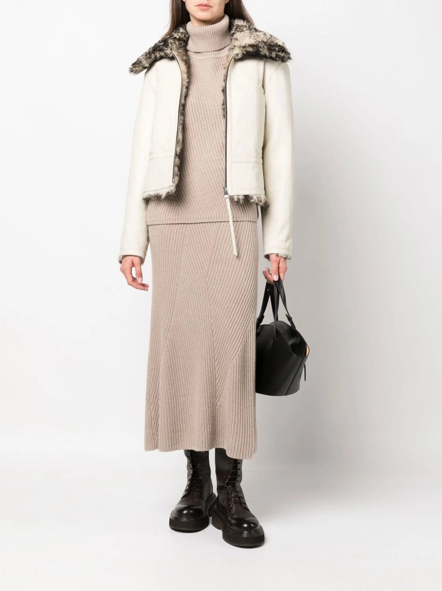 Callie reversible shearling jacket
